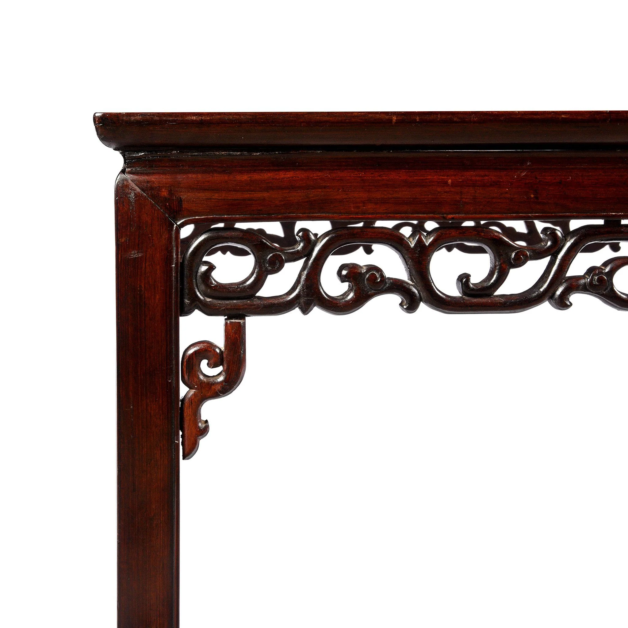 Square Chinese Rosewood Opium Table - 19thC - Image 2