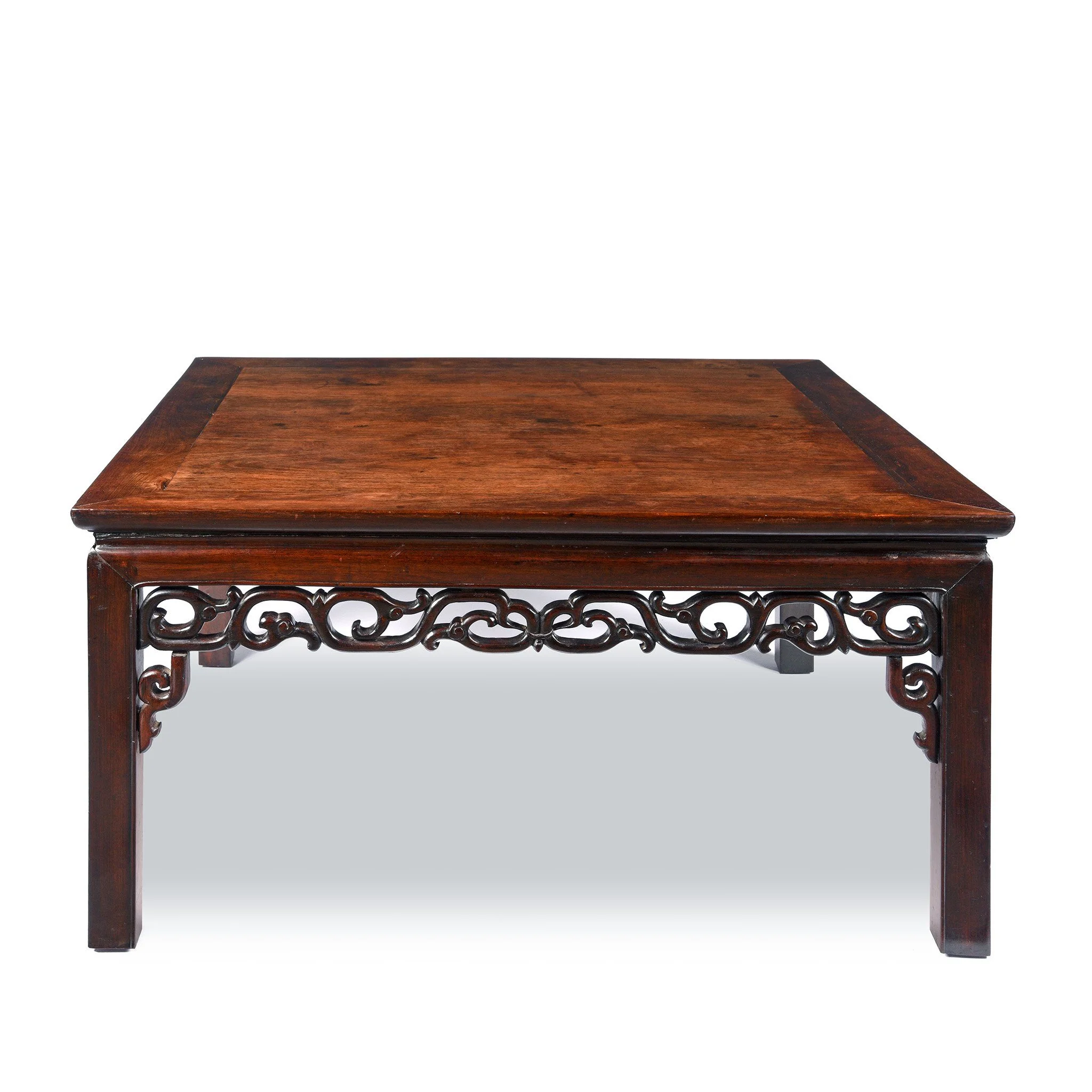 Square Chinese Rosewood Opium Table - 19thC - Image 3
