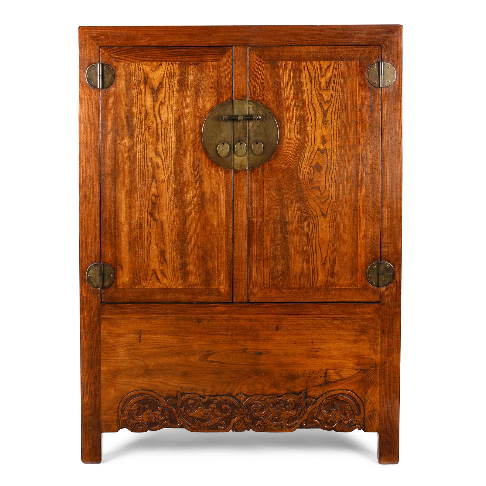 Chinese Elm Compound Cabinet From Beijing - 19th Century - Image 4