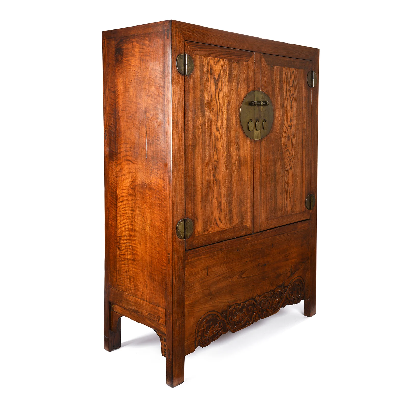 Chinese Elm Compound Cabinet From Beijing - 19th Century - Image 6