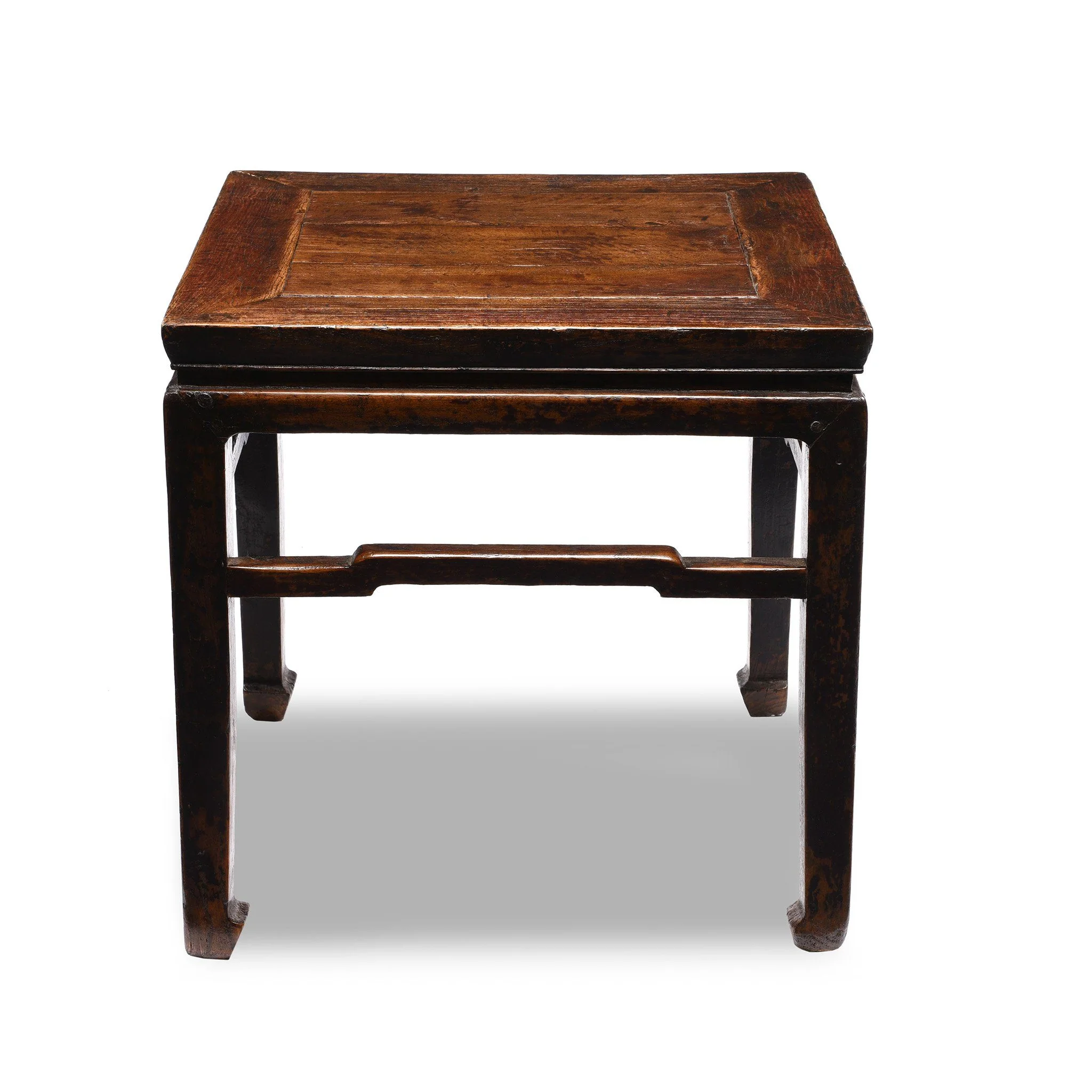 Chinese Elm Square Side Tables - 19thC - Image 9