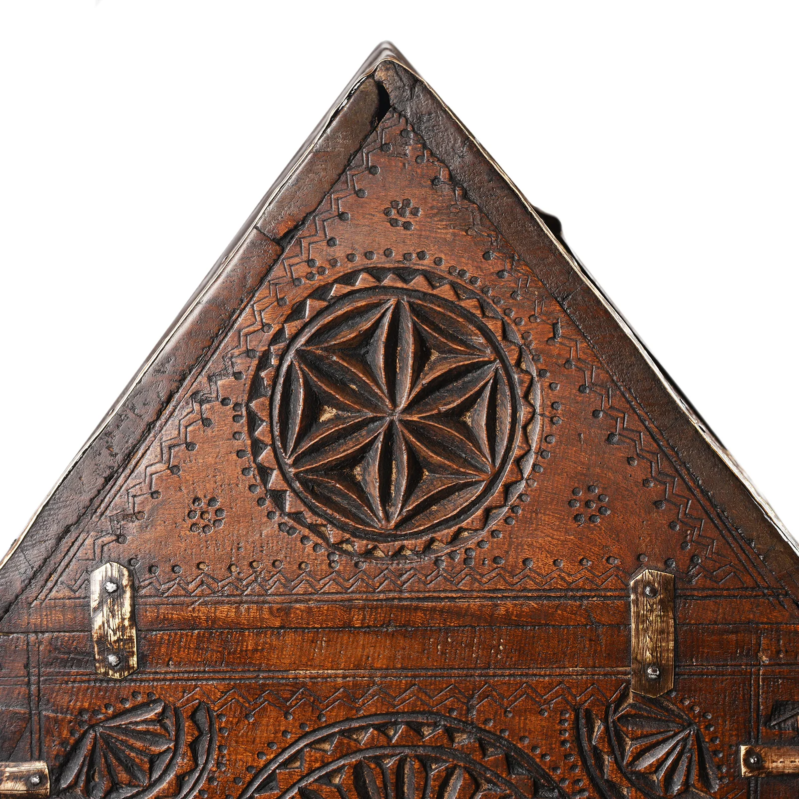 Hut Shaped Dowry Box From Jaisalmer - 19th Century - Image 4