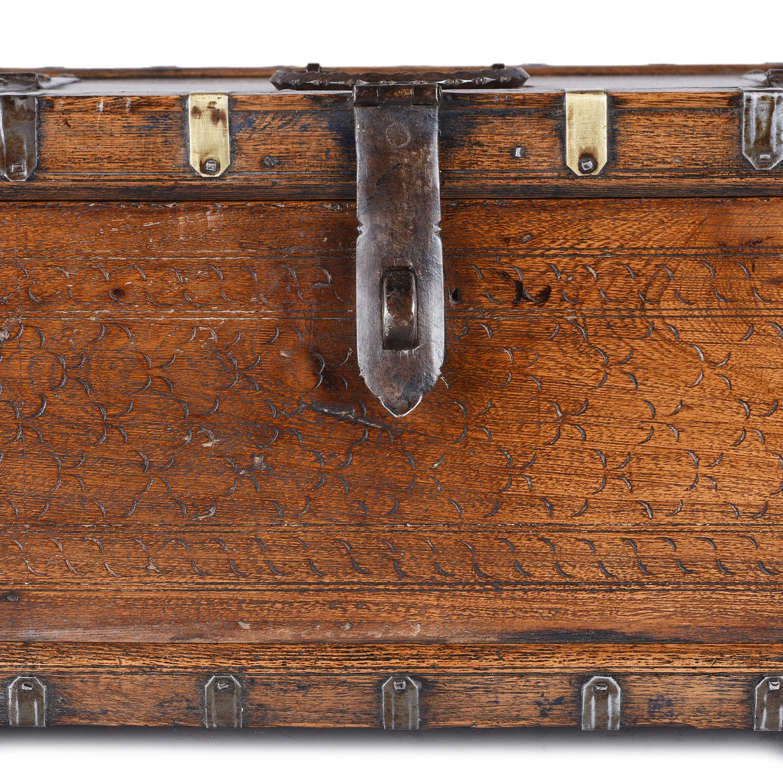 Chip Carved Merchants Box From Rajasthan - 19thC - Image 4