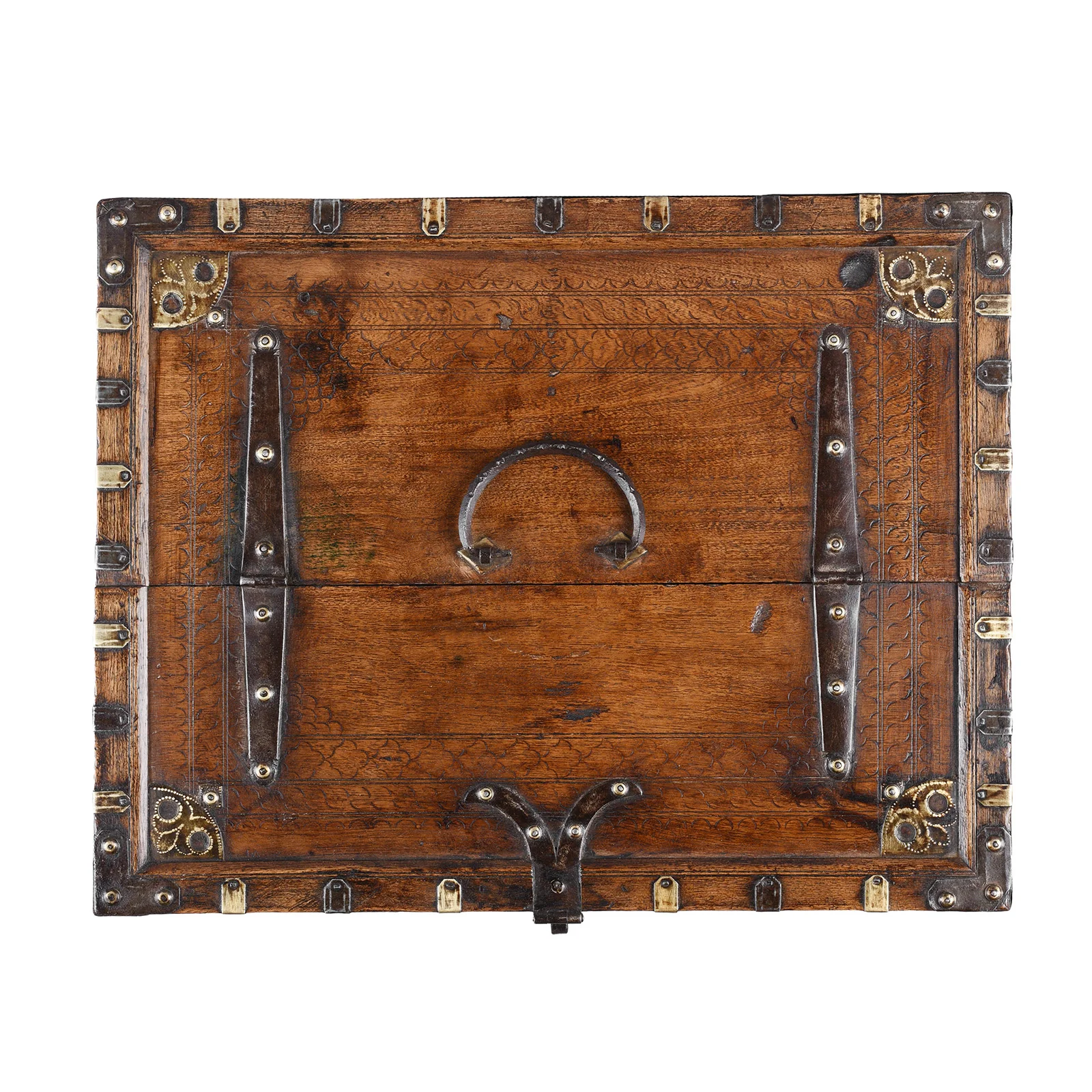 Chip Carved Merchants Box From Rajasthan - 19thC - Image 7