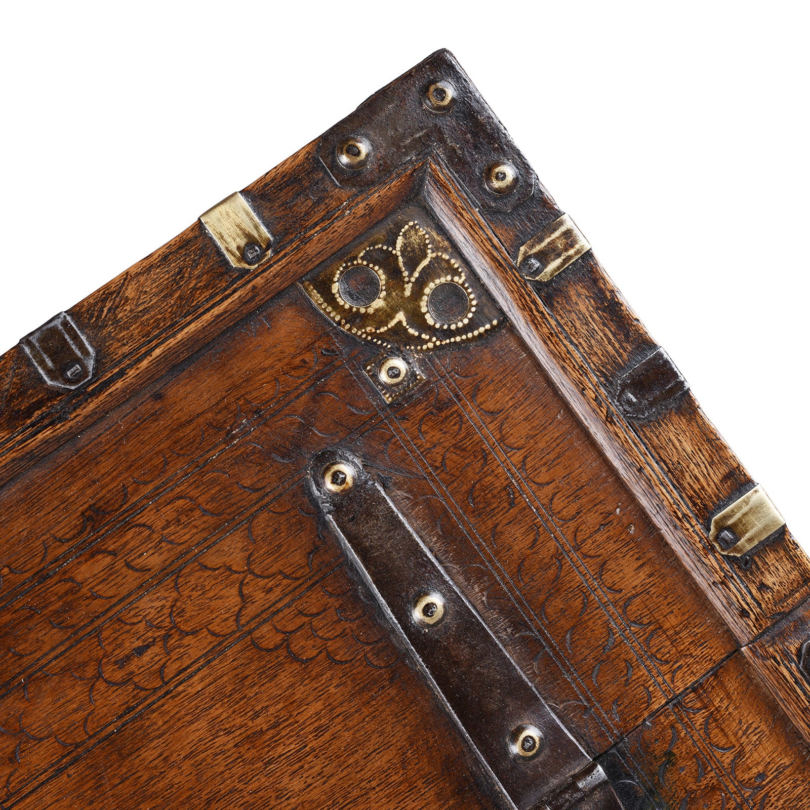 Chip Carved Merchants Box From Rajasthan - 19thC - Image 8