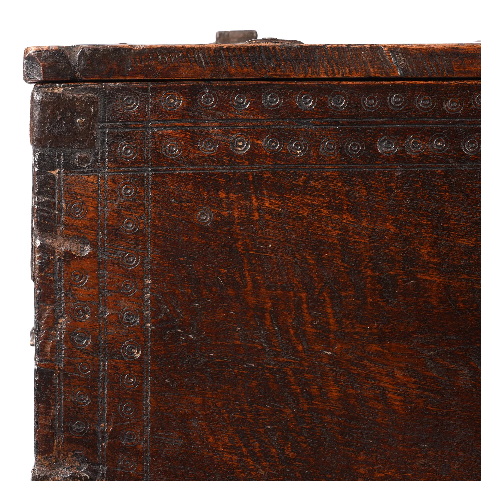 Chip Carved Dowry Box From Rajasthan - 19th Century - Image 5