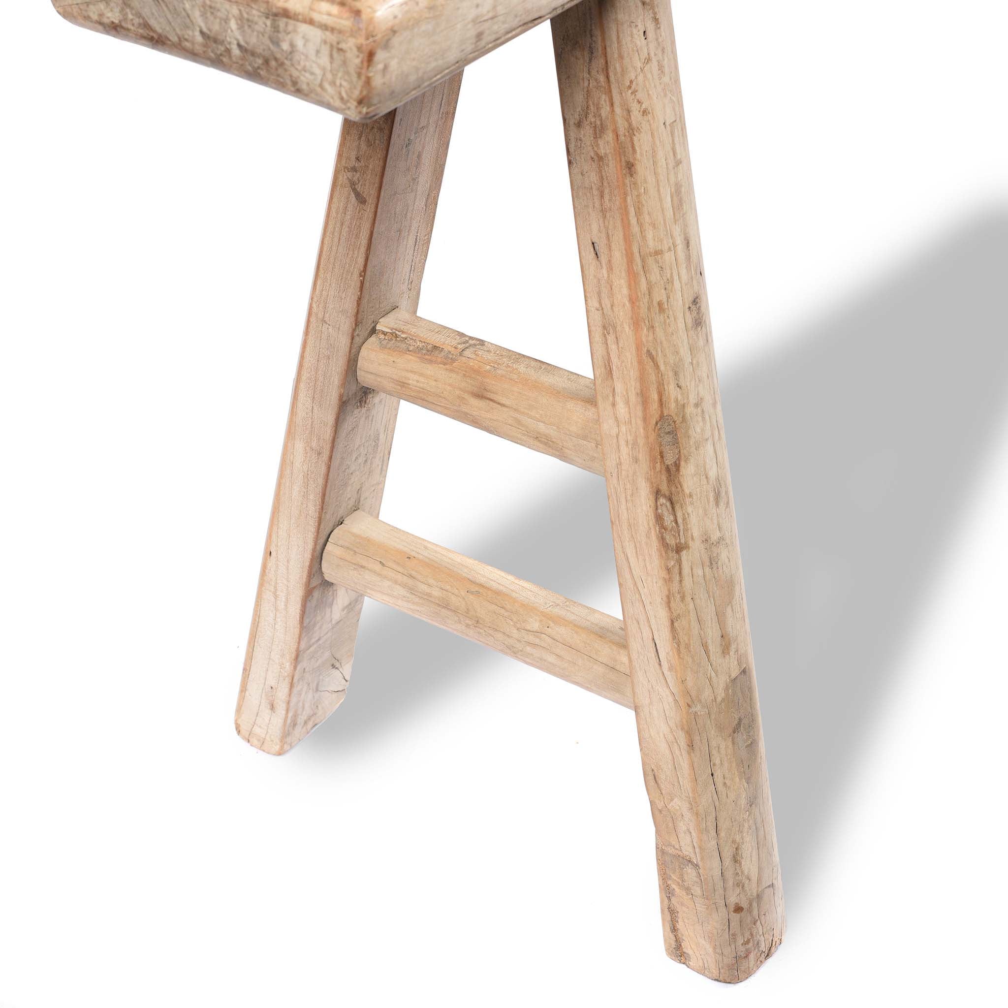 Cypress Chinese Bench From Shanxi - 19thC - Image 4