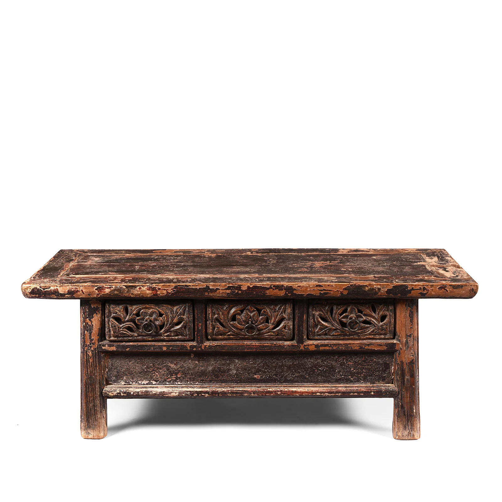 Lacquered Elm Kang Table From Shanxi  - 19th Century