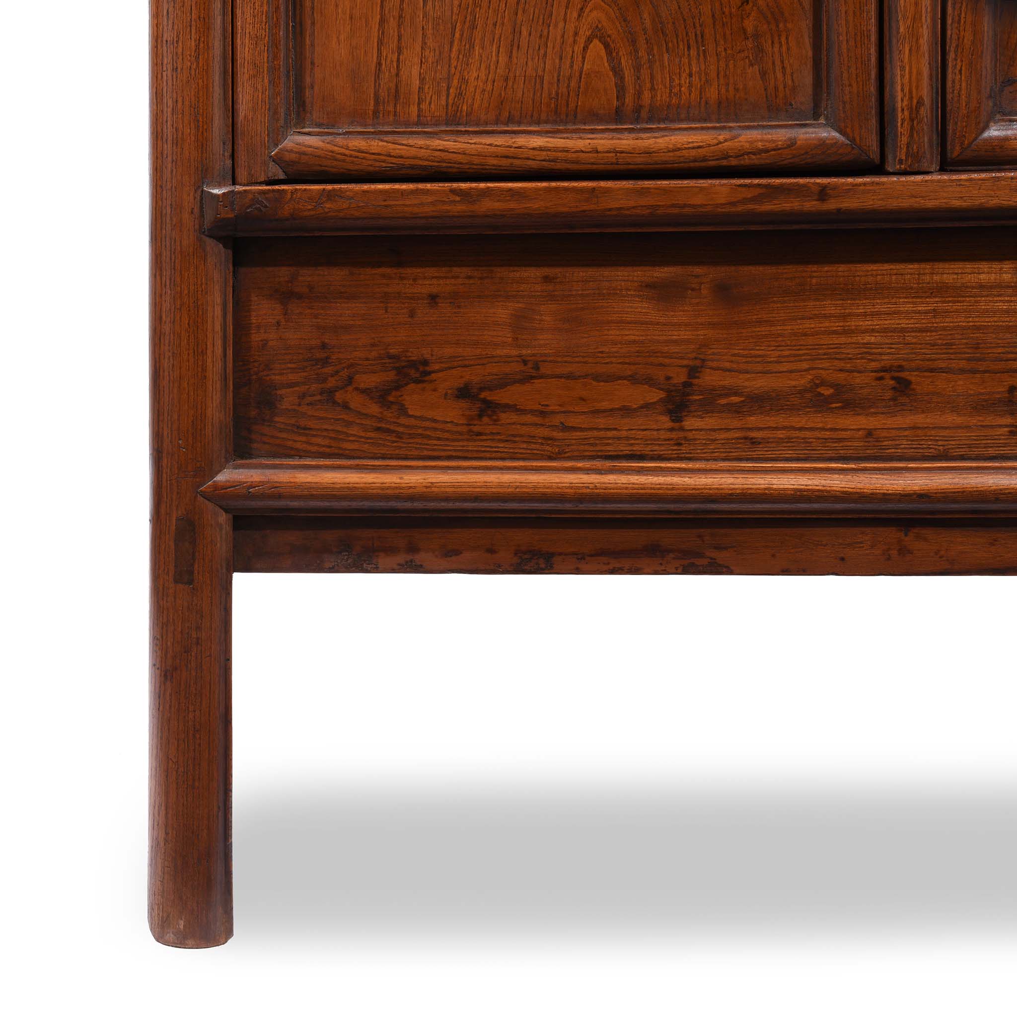 Elm Chinese Taper Cabinet From Shanxi - 19thC - Image 9