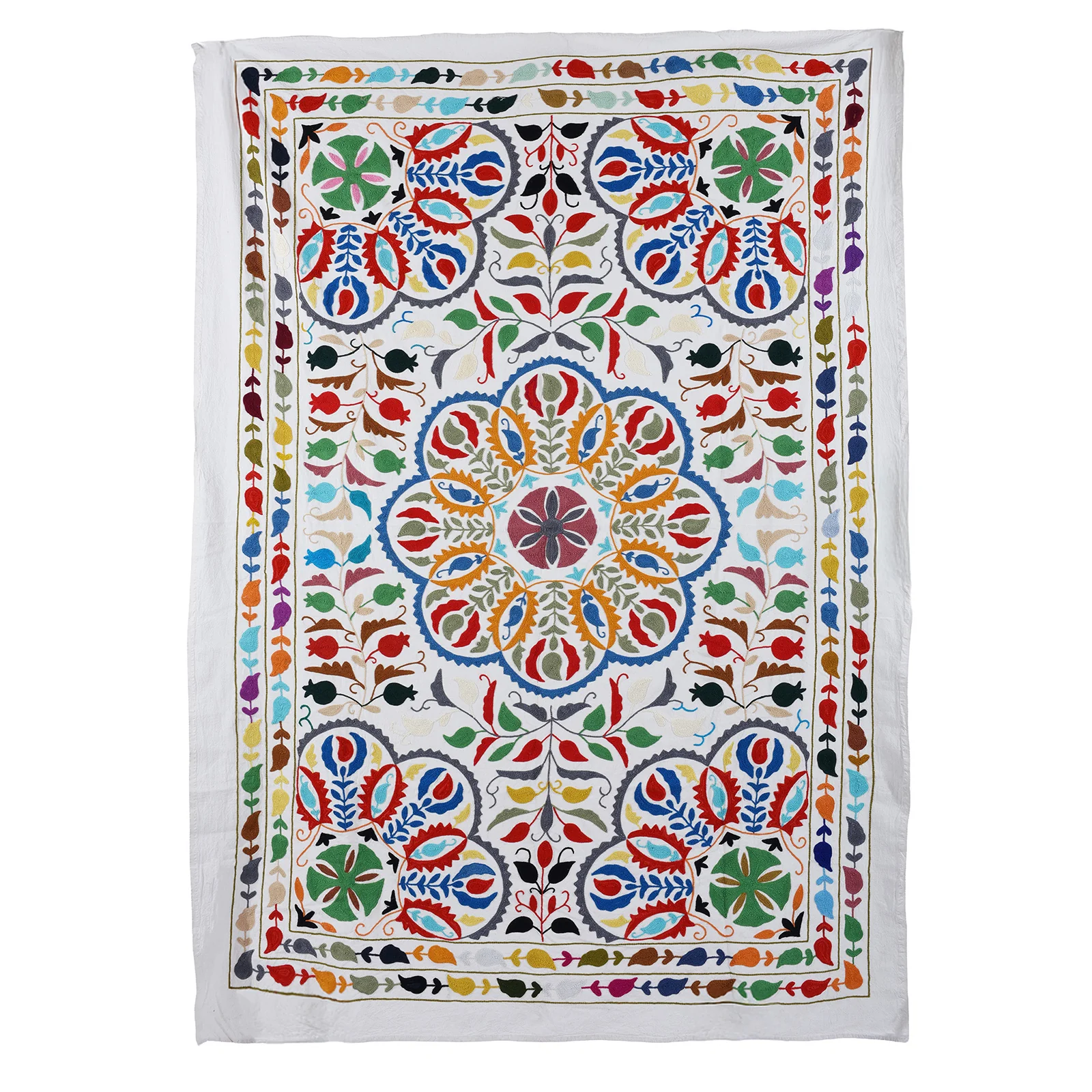 Vintage Suzani Embroidery From Uzbekistan