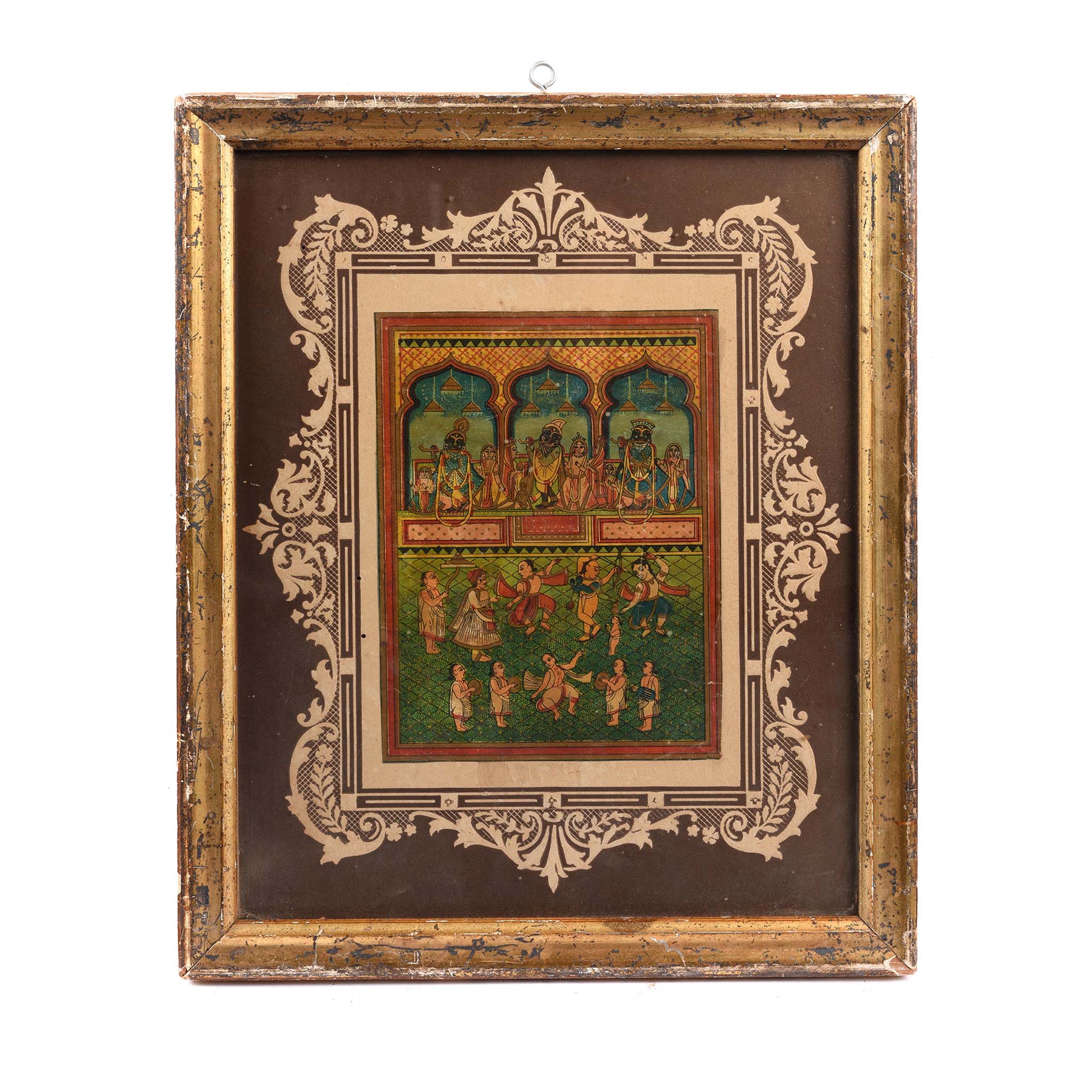 Framed Chromolithograph Cotton Bale Advertising Label - Ca 1920