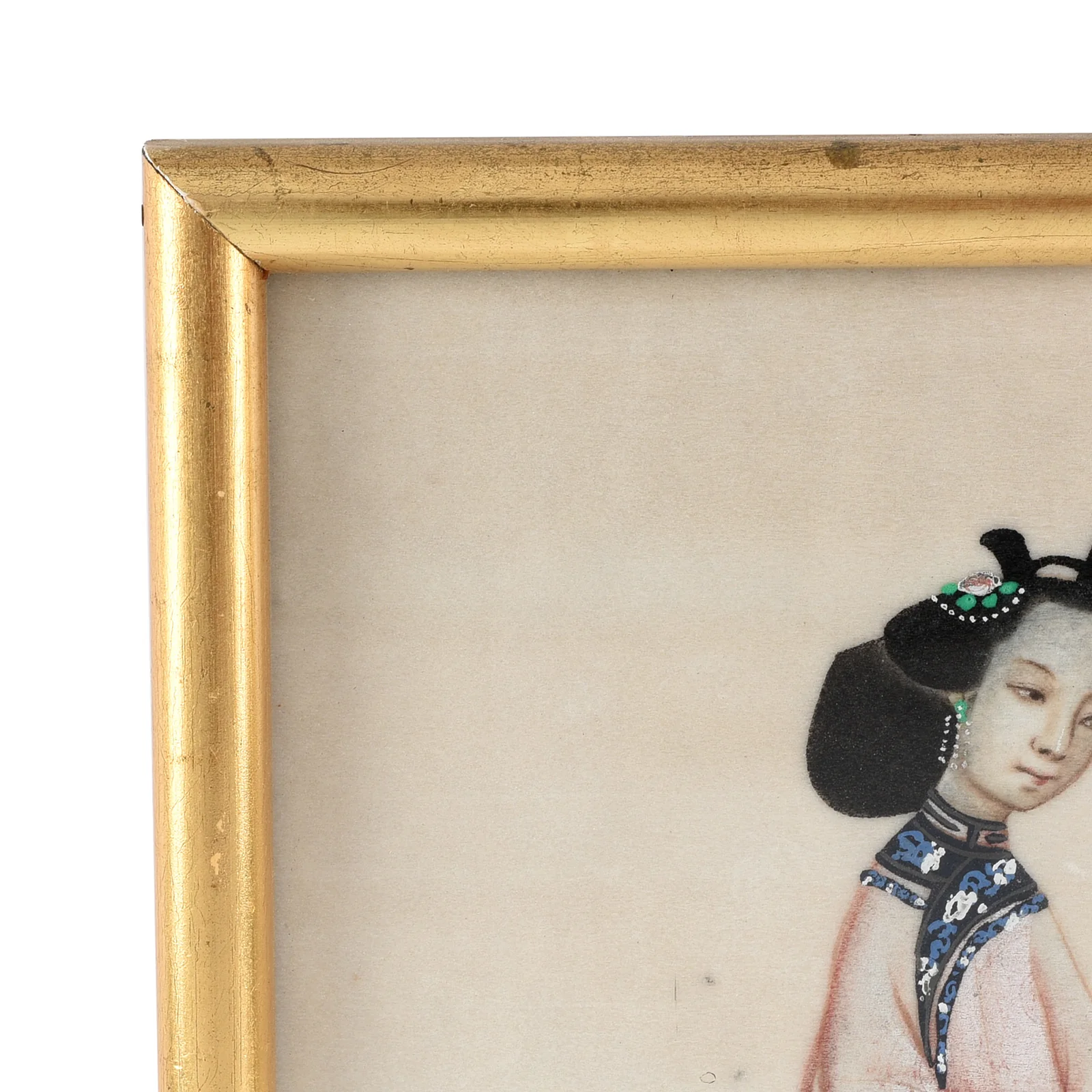 Framed Watercolour Painting of A Musician on Pith Paper - 19th Century - Image 3