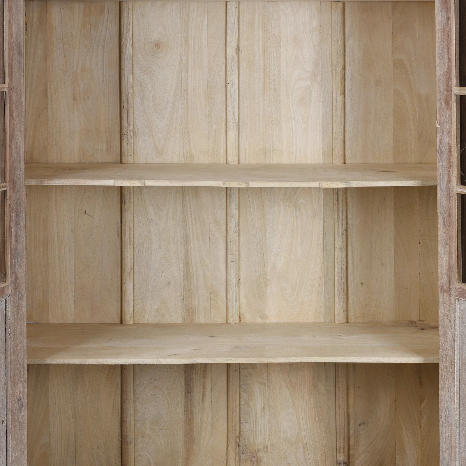 Limed Indian Book Cabinet Made From Reclaimed Teak - Image 5
