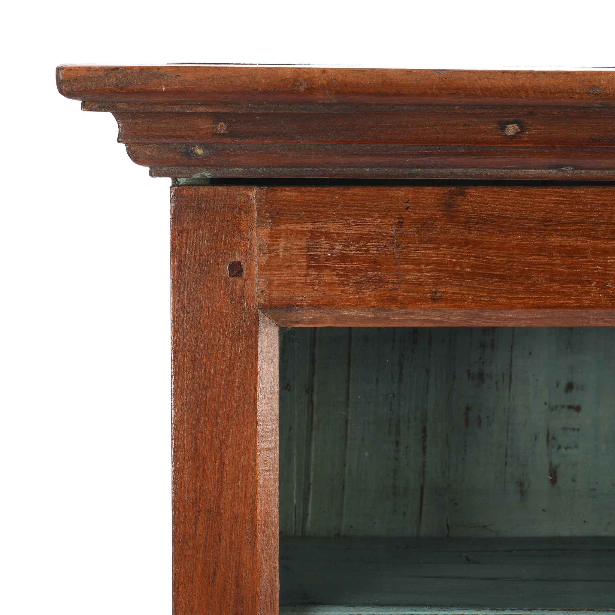 Glazed Teak Wall Cabinet From Gujarat - Ca 1930 - Image 2