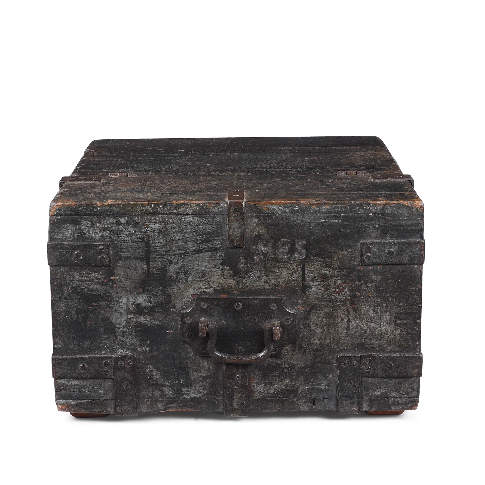 Green Painted Ammunition 'Limber' Chest - 19th Century - Image 7