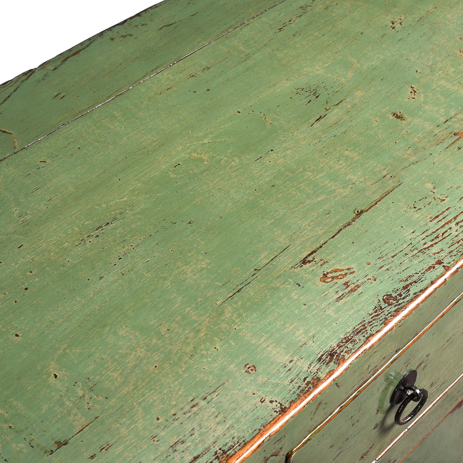 Green Lacquer 2 Door Sideboard - Image 8