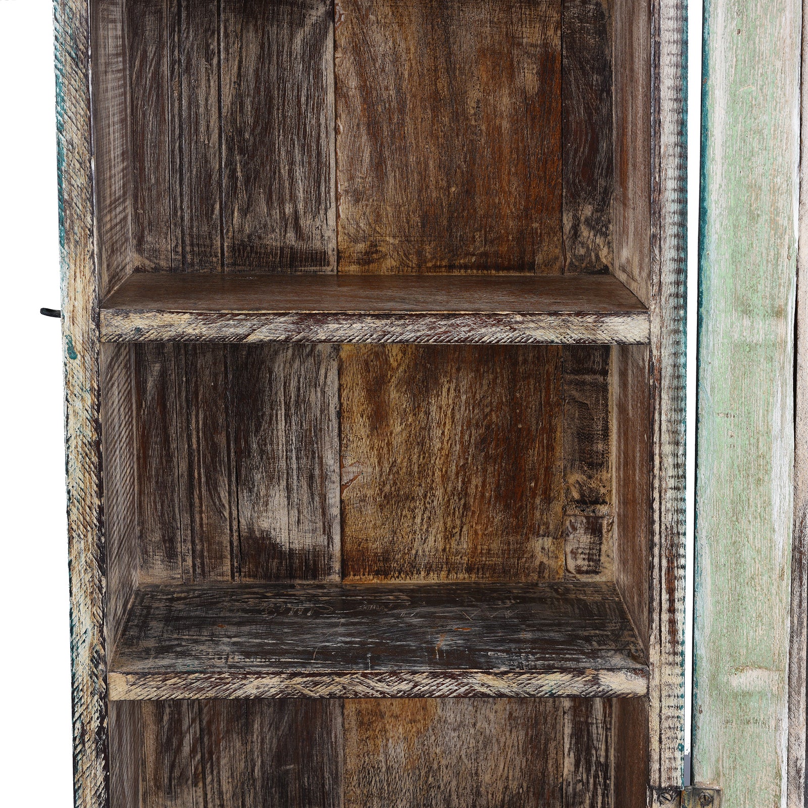 Green Painted Glazed Wall Cabinet - 1940 - Image 3