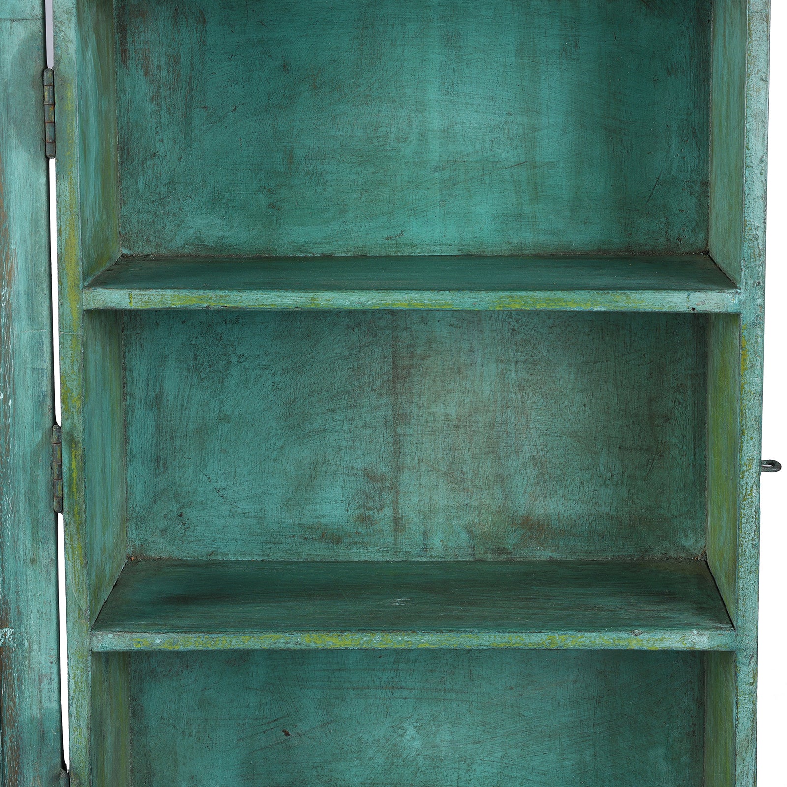Green Painted Glazed Wall Cabinet - 1940 - Image 7