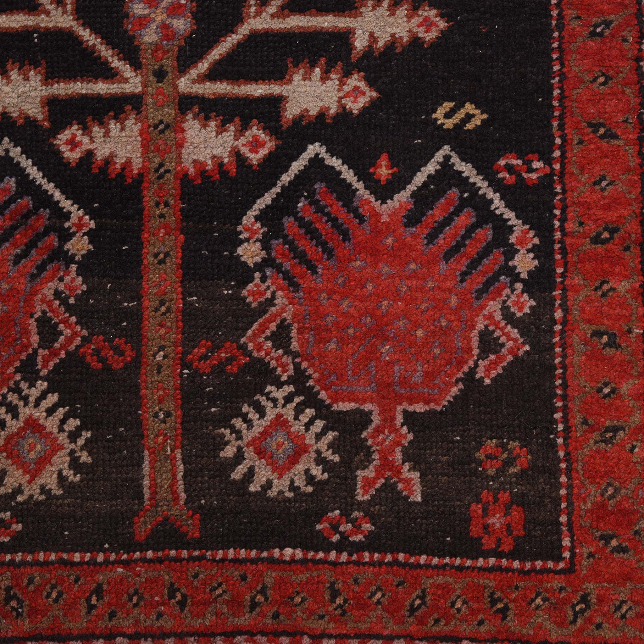 Hamadan Rug All Over Herati Design from North West Persia - Ca 1920 308 x 102 cm - Image 2