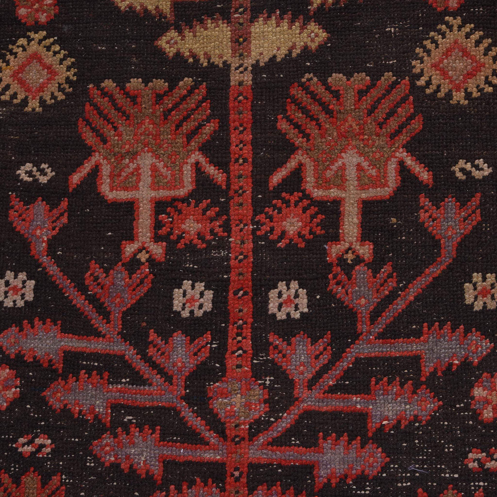 Hamadan Rug All Over Herati Design from North West Persia - Ca 1920 308 x 102 cm - Image 3