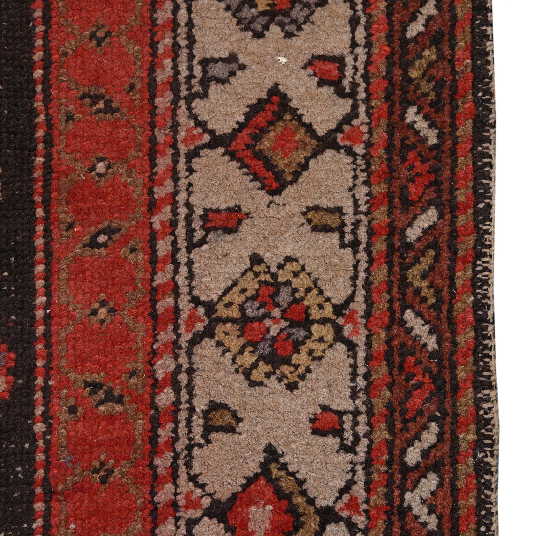 Hamadan Rug All Over Herati Design from North West Persia - Ca 1920 308 x 102 cm - Image 4