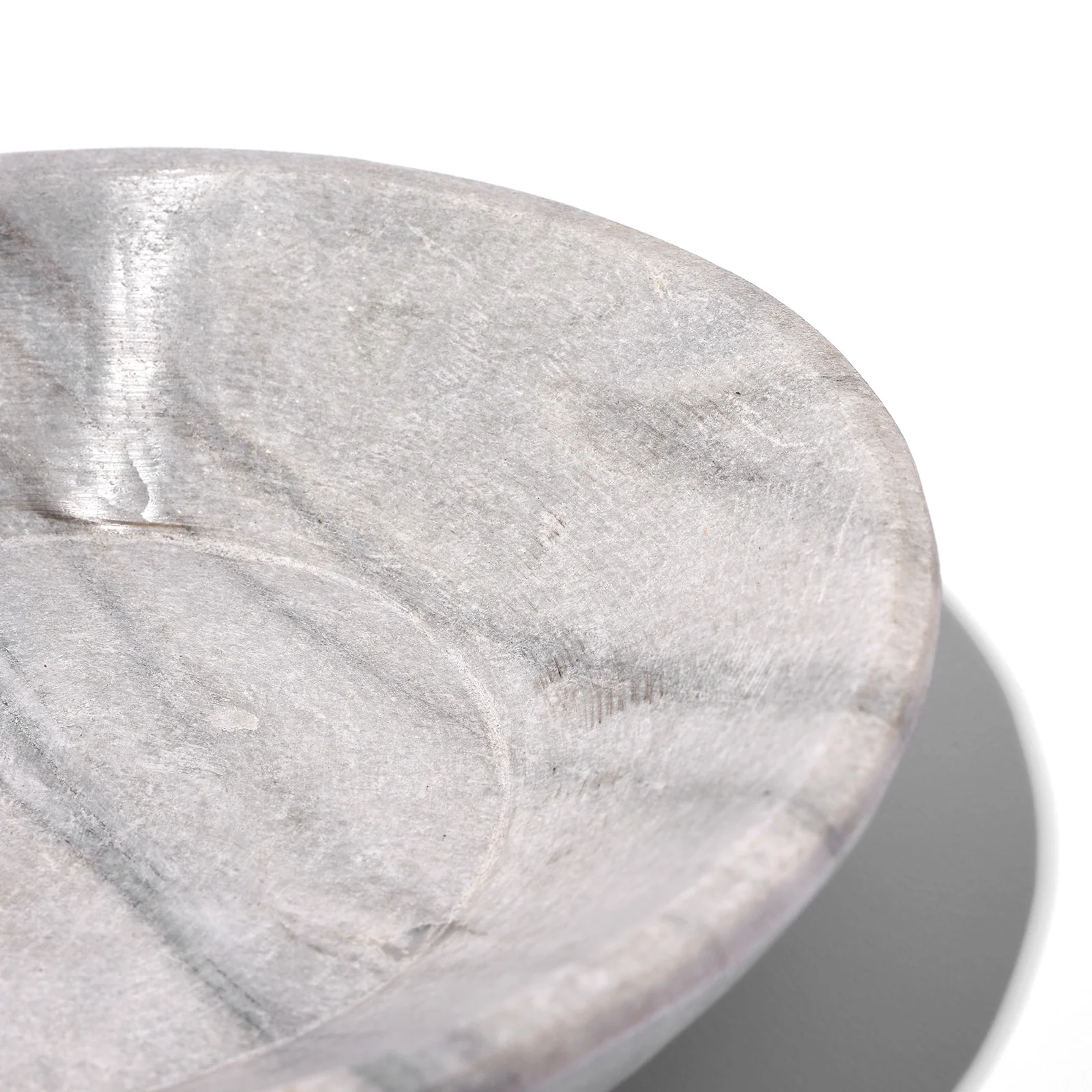 Hand Carved Indian Marble Bowl - 21cm - Image 6