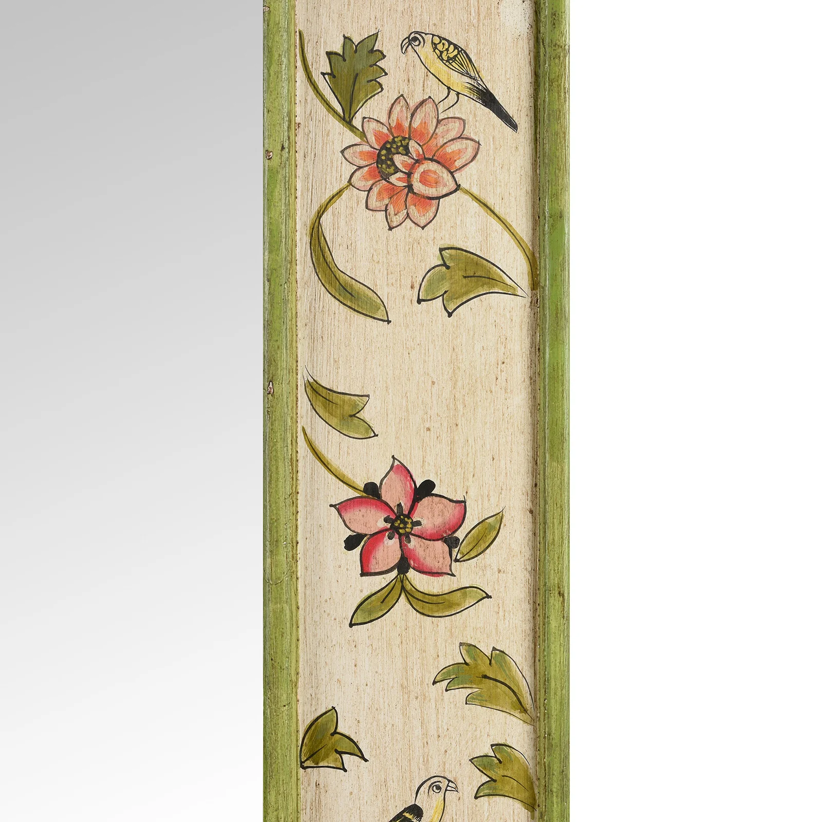 Hand Painted Chintz Style Mirror From Rajasthan - Image 8