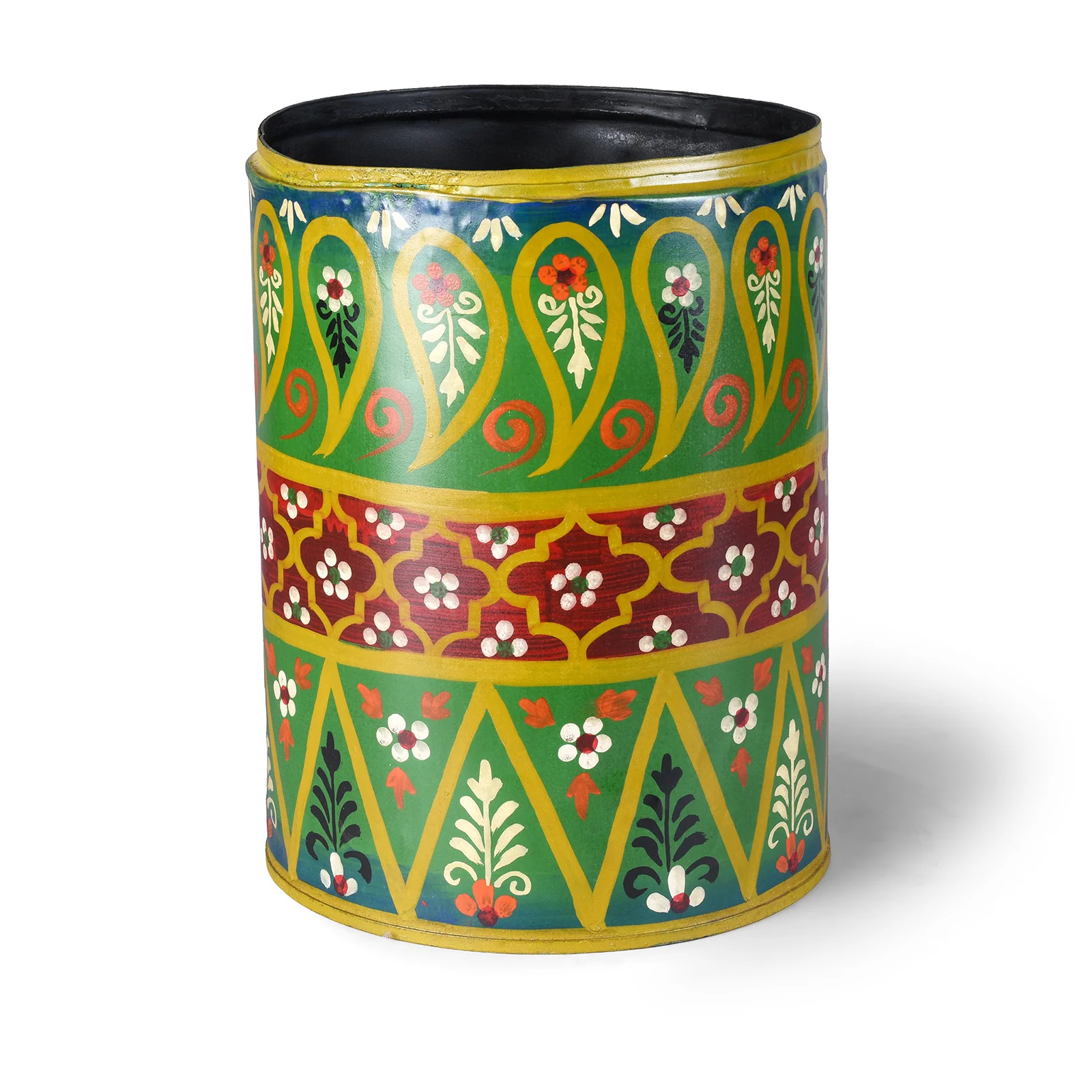 Painted Waste Paper Bin / Planter - Image 13