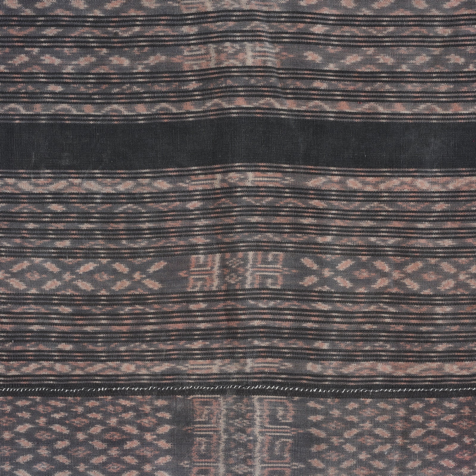 Handloom Cotton Ikat Sarong from Flores - Circa 90yrs Old - Image 2