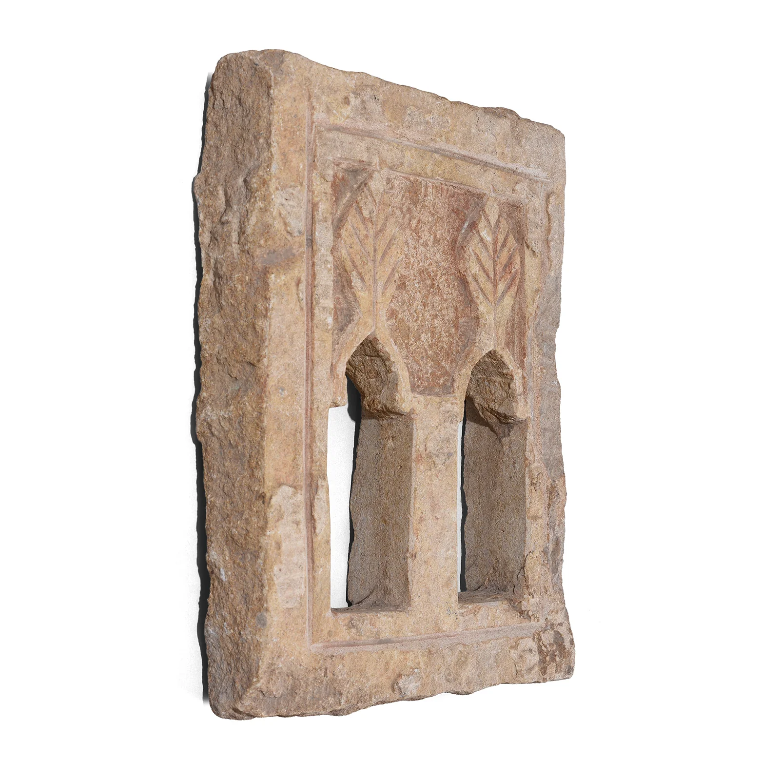2 Way Stone Lamp Niche From Jaisalmer - 19th Century - Image 3