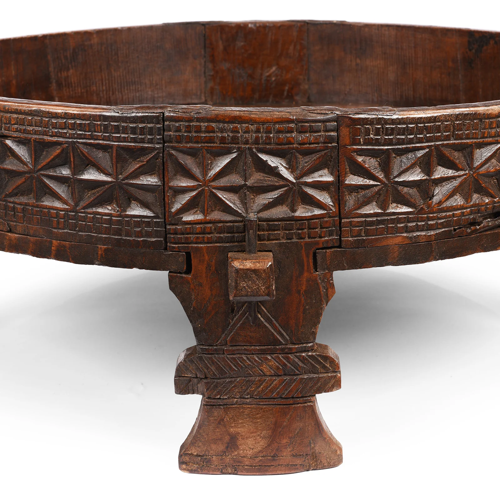 Indian Chakki Coffee Table From Rajasthan - 19th Century - Image 6