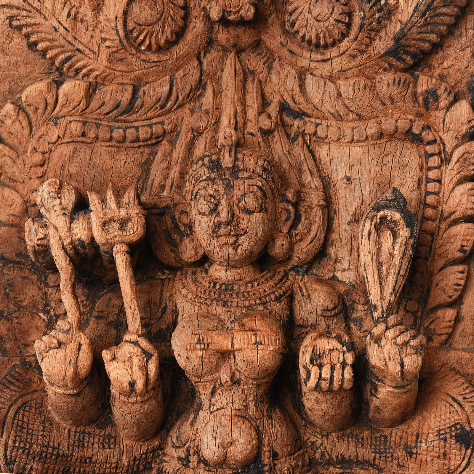 Teak Chariot Carving Of Kali - 18th Century - Image 2