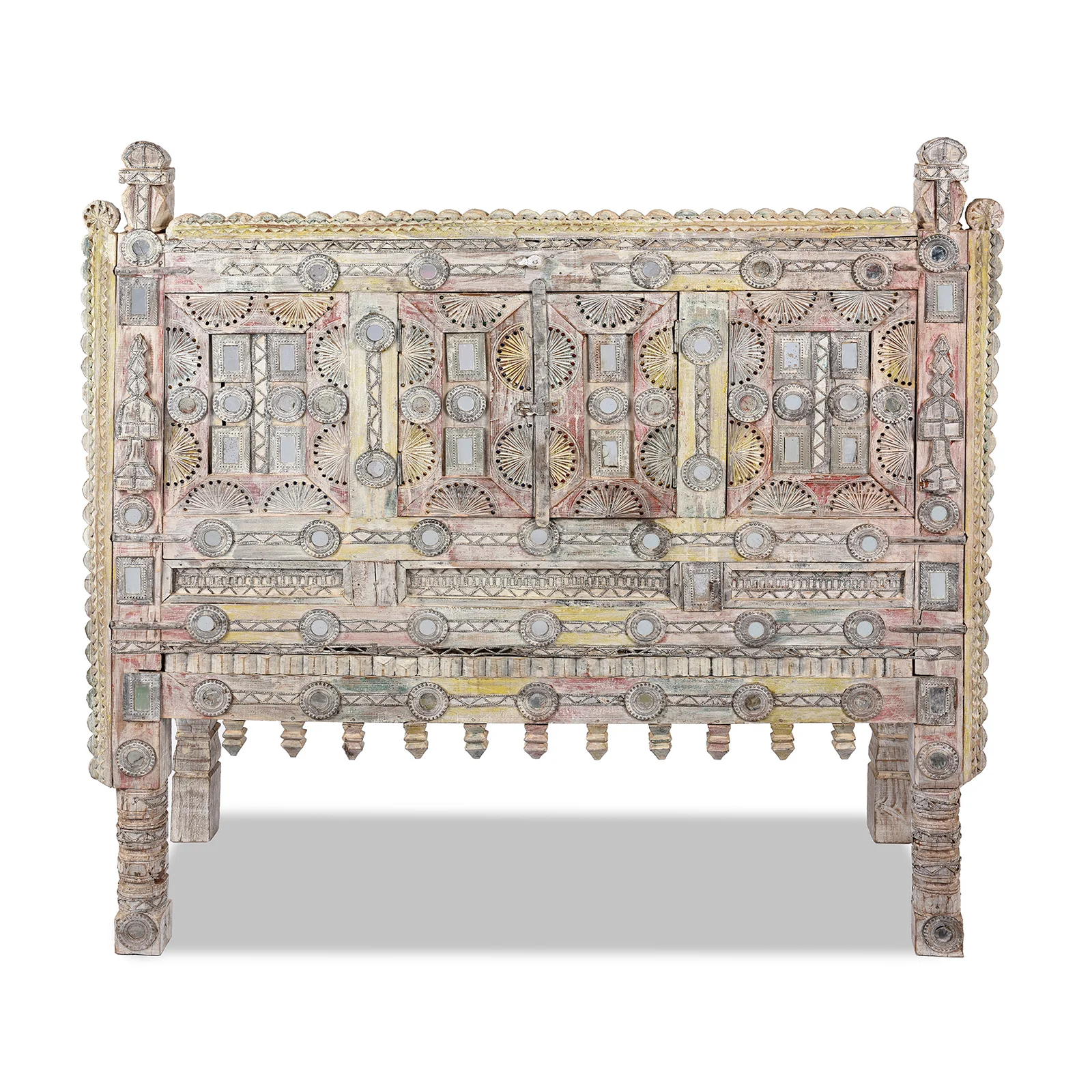 Rabari Damchiya Dowry Chest From Kutch - Ca 1920 - Image 3