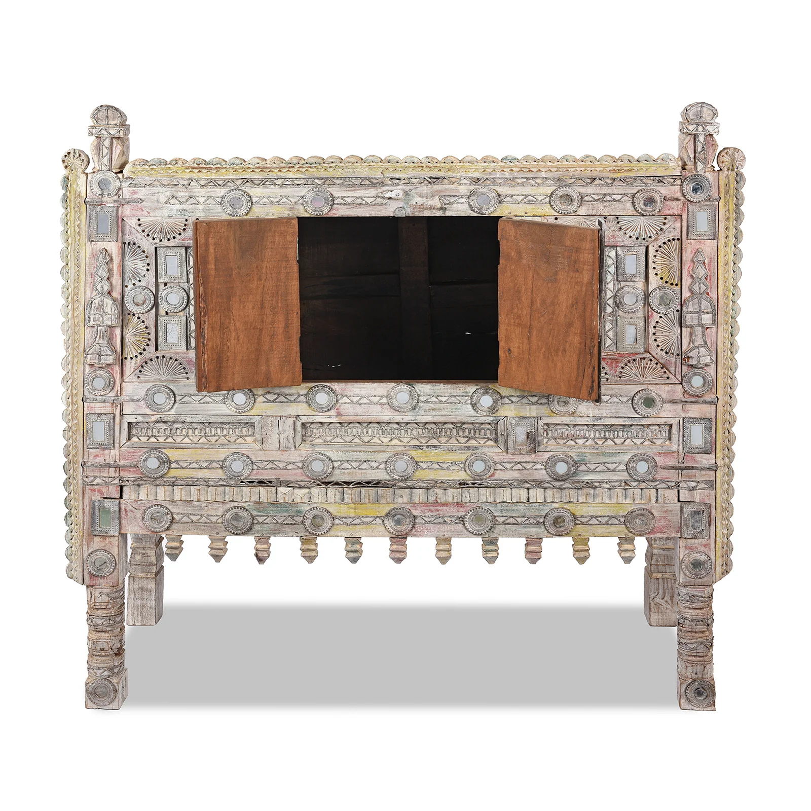 Rabari Damchiya Dowry Chest From Kutch - Ca 1920 - Image 4