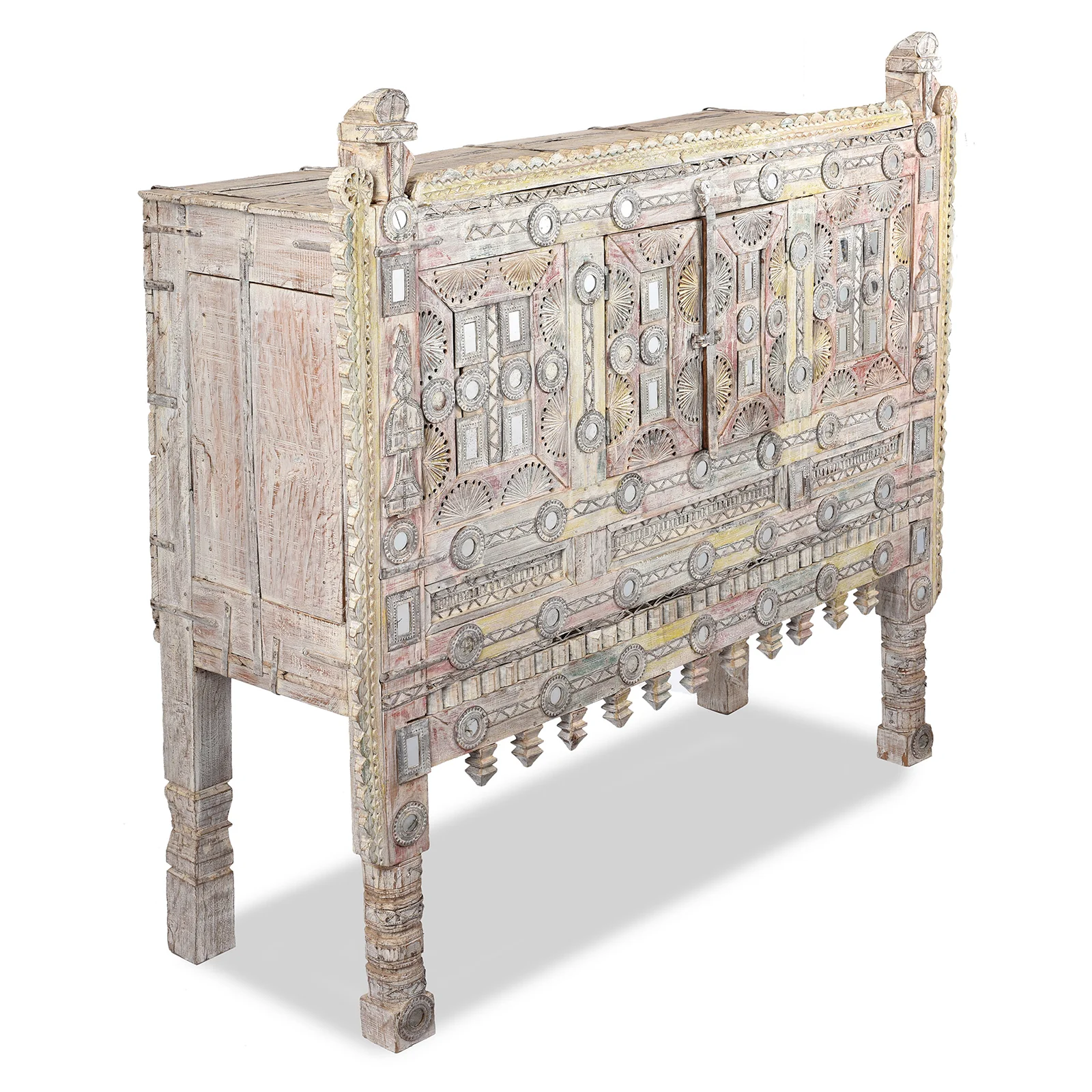 Rabari Damchiya Dowry Chest From Kutch - Ca 1920 - Image 6