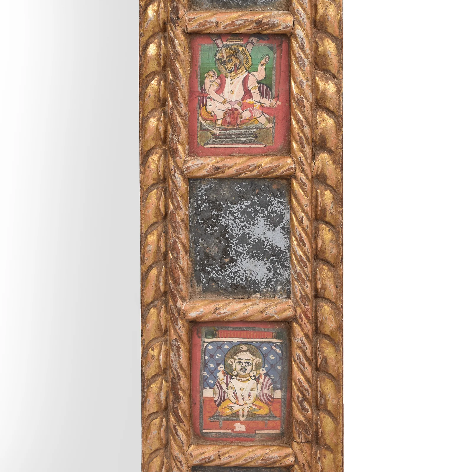 Indian Mirror Made From A Krishna Jhula From Bikaner - Late 18th Century - Image 6