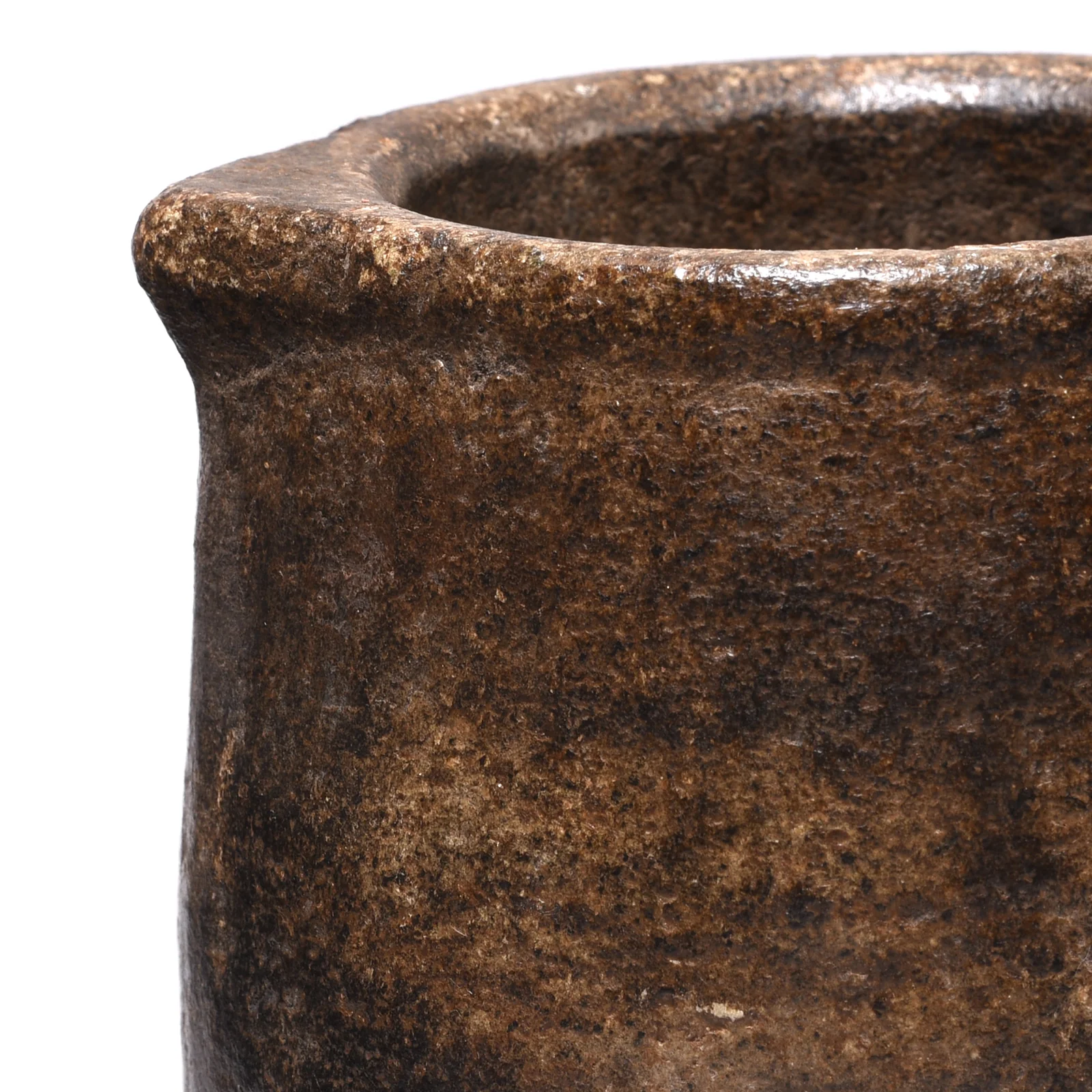 Vintage Indian Stone Plant Pot - Ca 1920's - Image 2