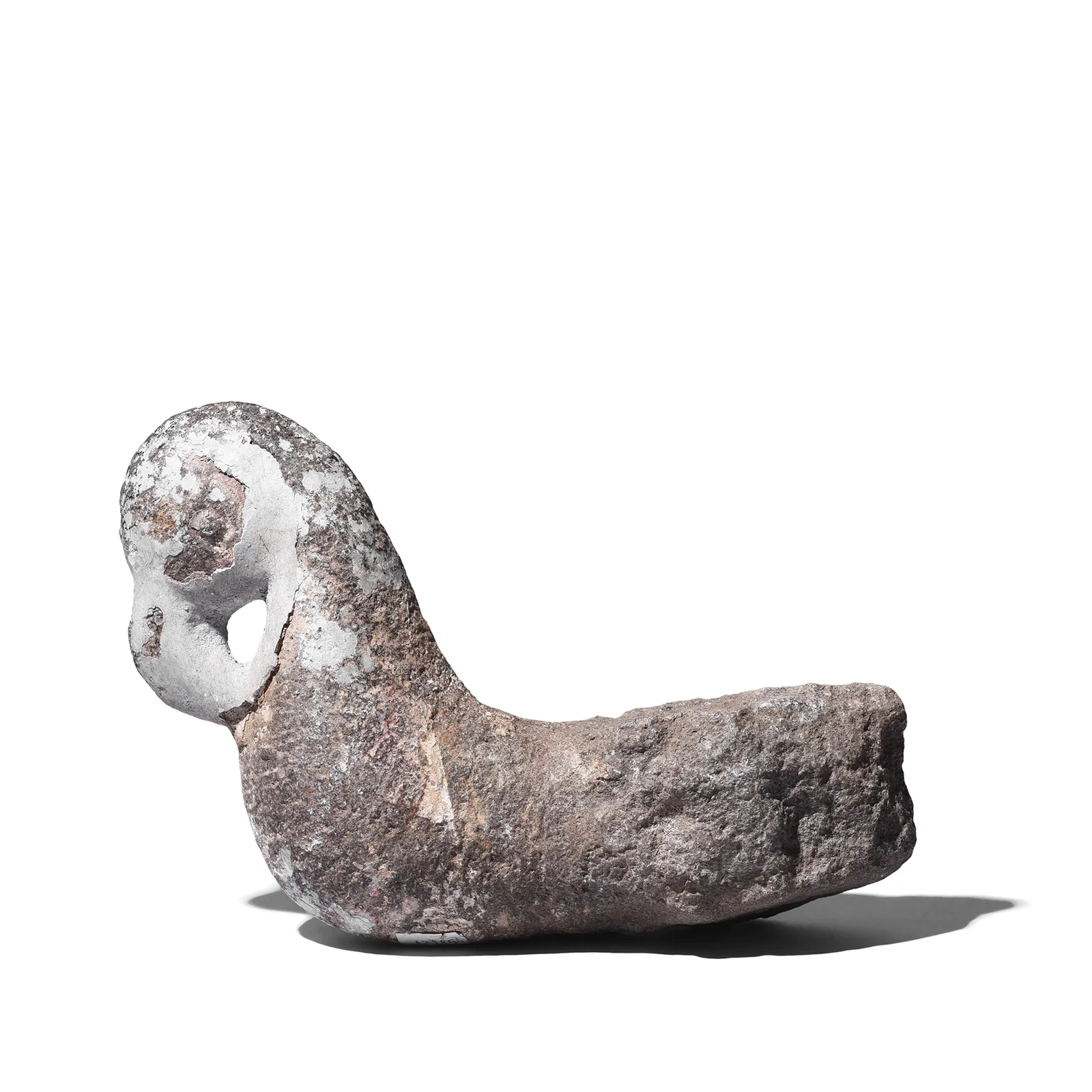 Indian Stone Peacock Turban Hanger - 19th Century - Image 3