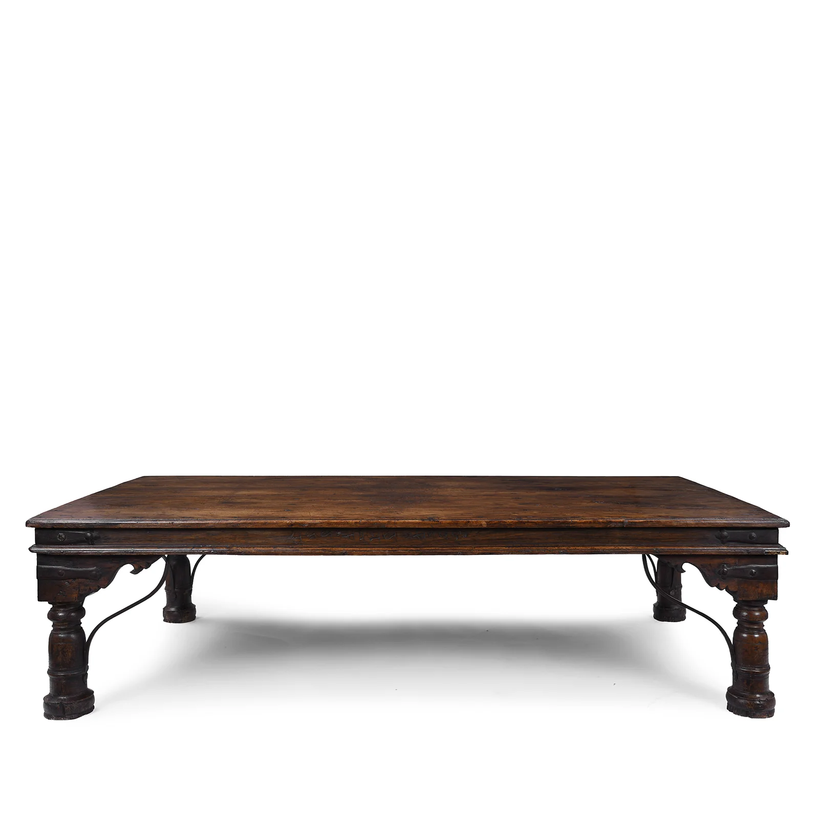 Indian Takhat Coffee Table From Shekhawati - 19th Century - Image 3
