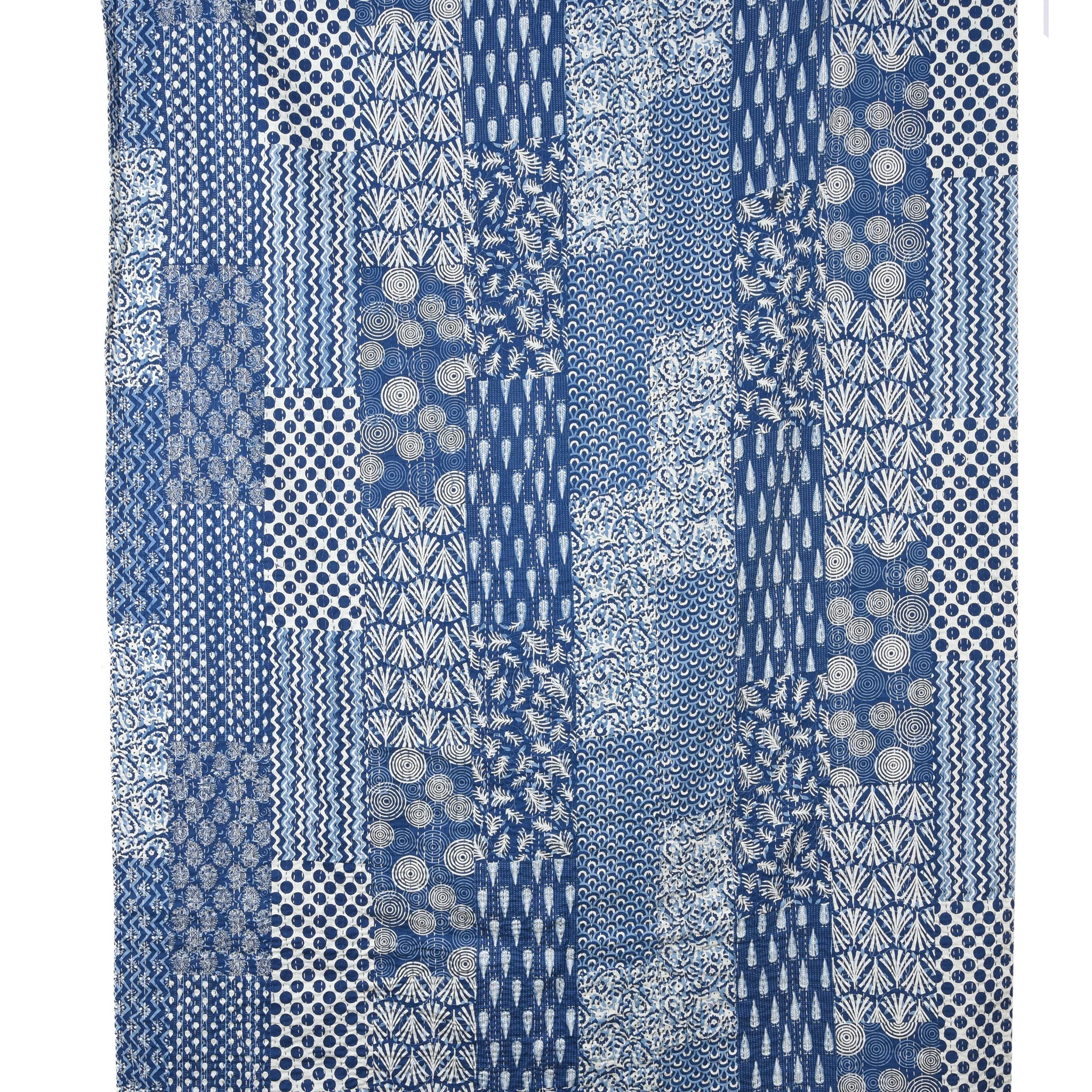 Indigo Cotton Bedcover / Throw - Image 7