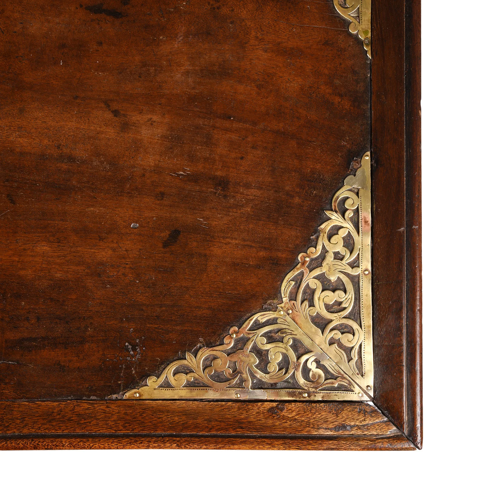 Dutch Colonial Jackfruit & Brass Chest From Ceylon/Sri-Lanka -18thC - Image 8