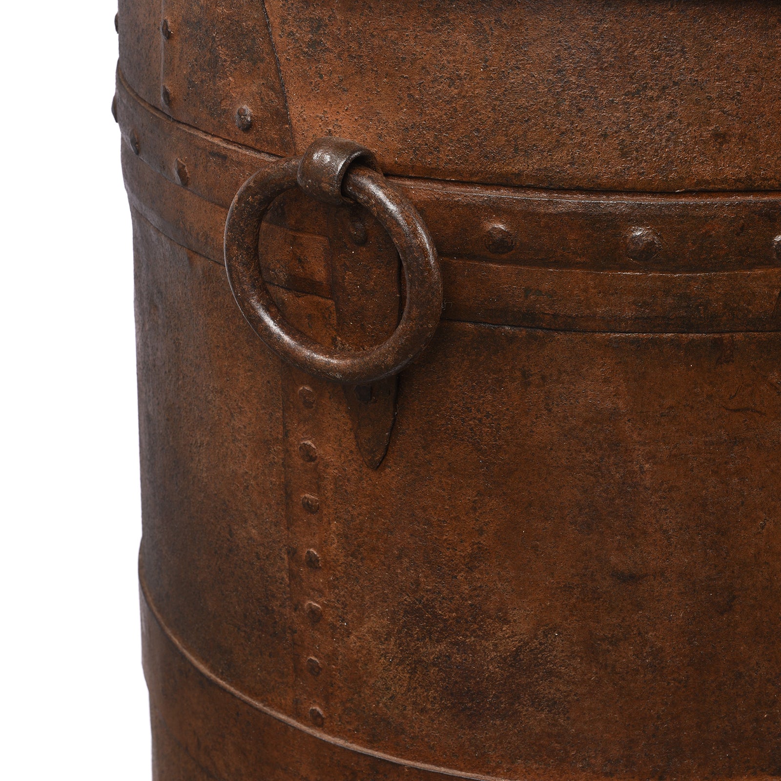 Iron Grain Storage Bin From Kutch - Ca 1920 - Image 7