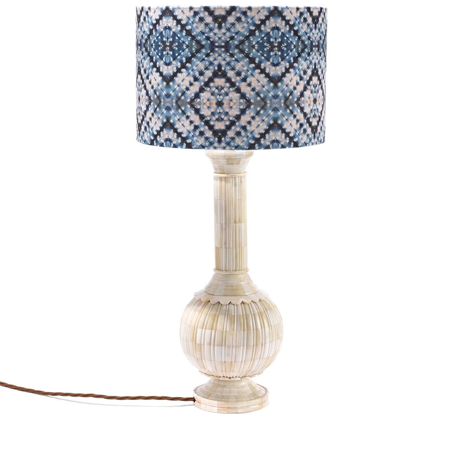 Itajime Diamond Drum Lampshade 30cm - Image 3