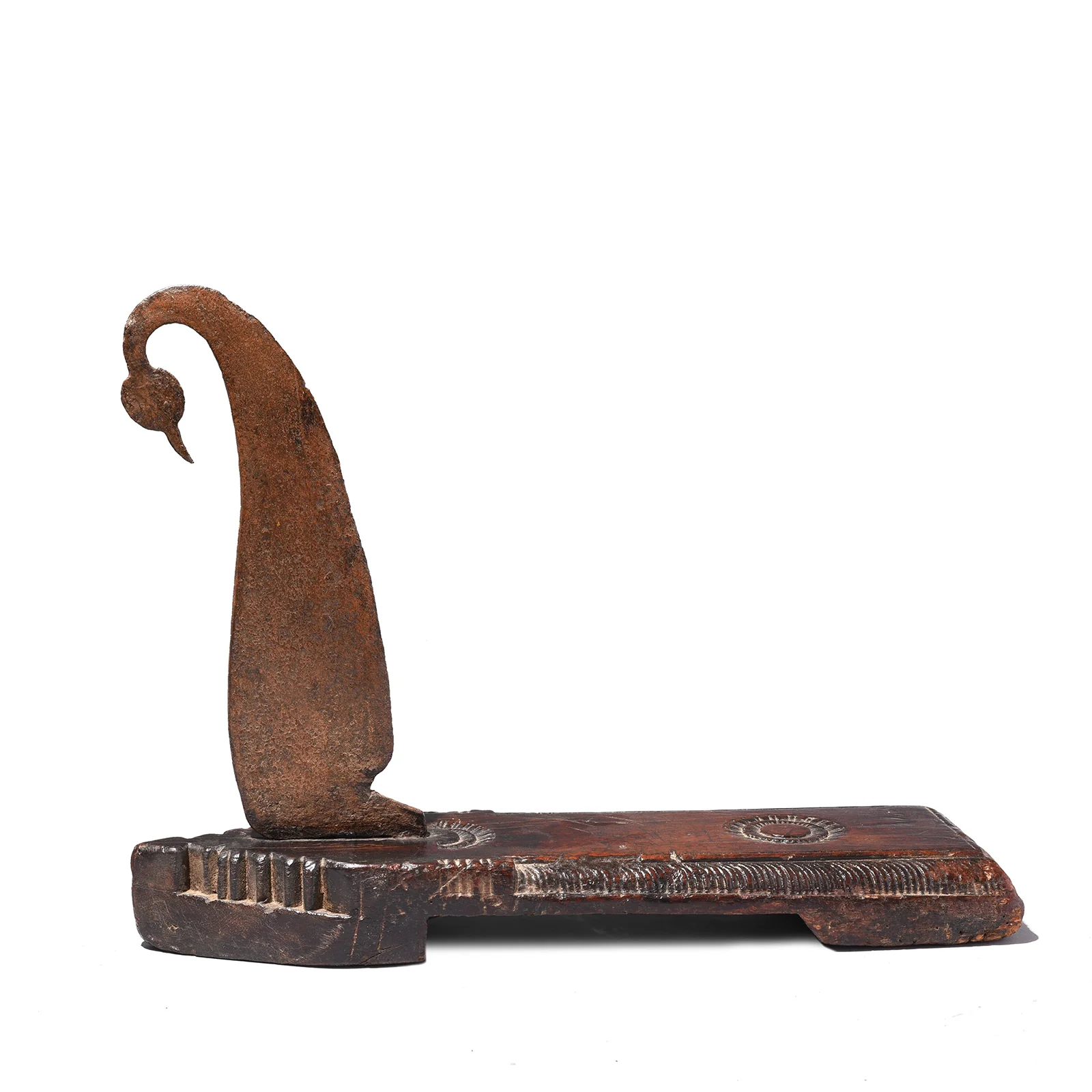 Jackfruit Wood Coconut Grater From Kerala - 19th Century - Image 3