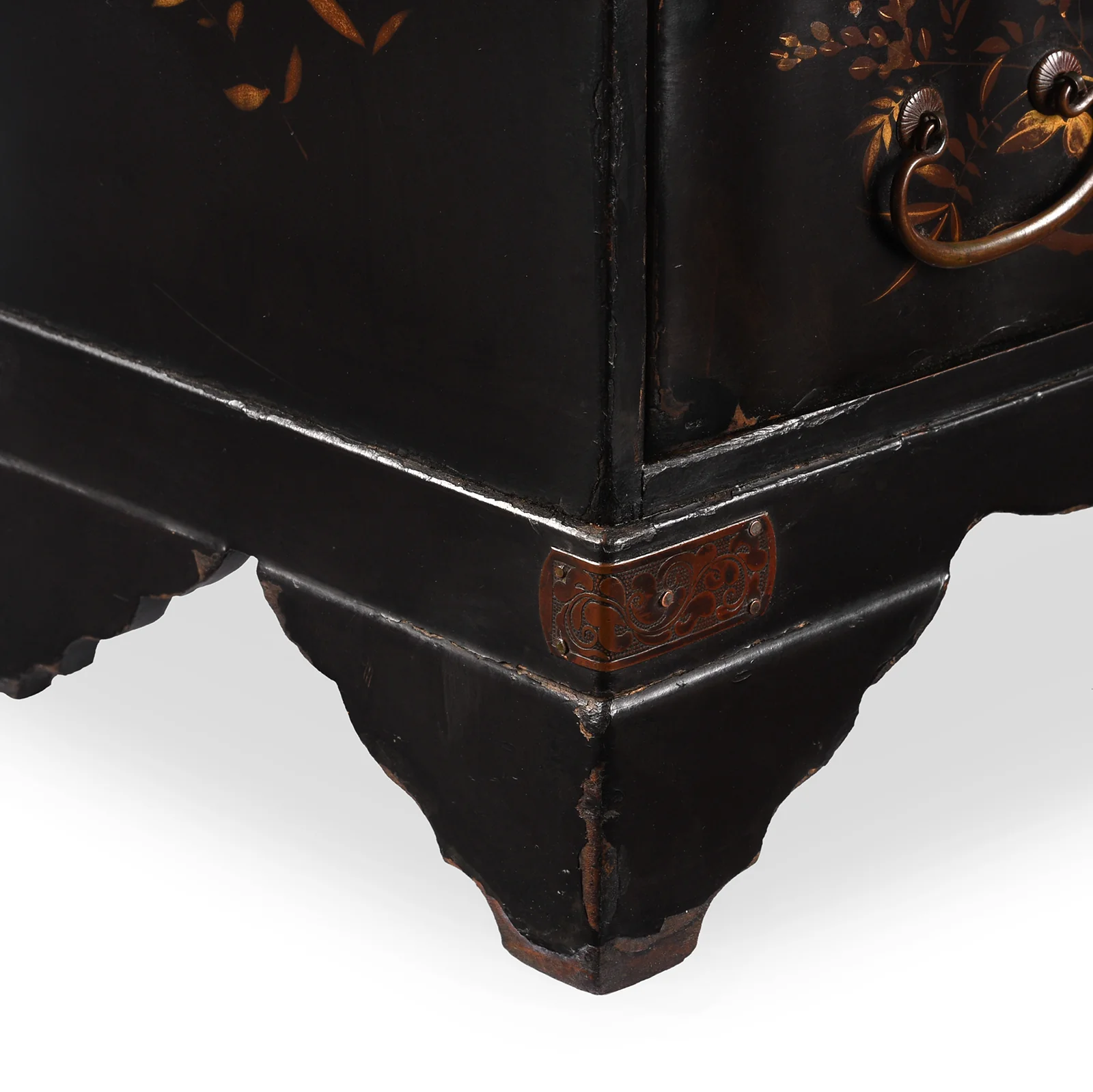 Japanese Black Lacquer Kodansu Cabinet - Meiji Period - Image 11