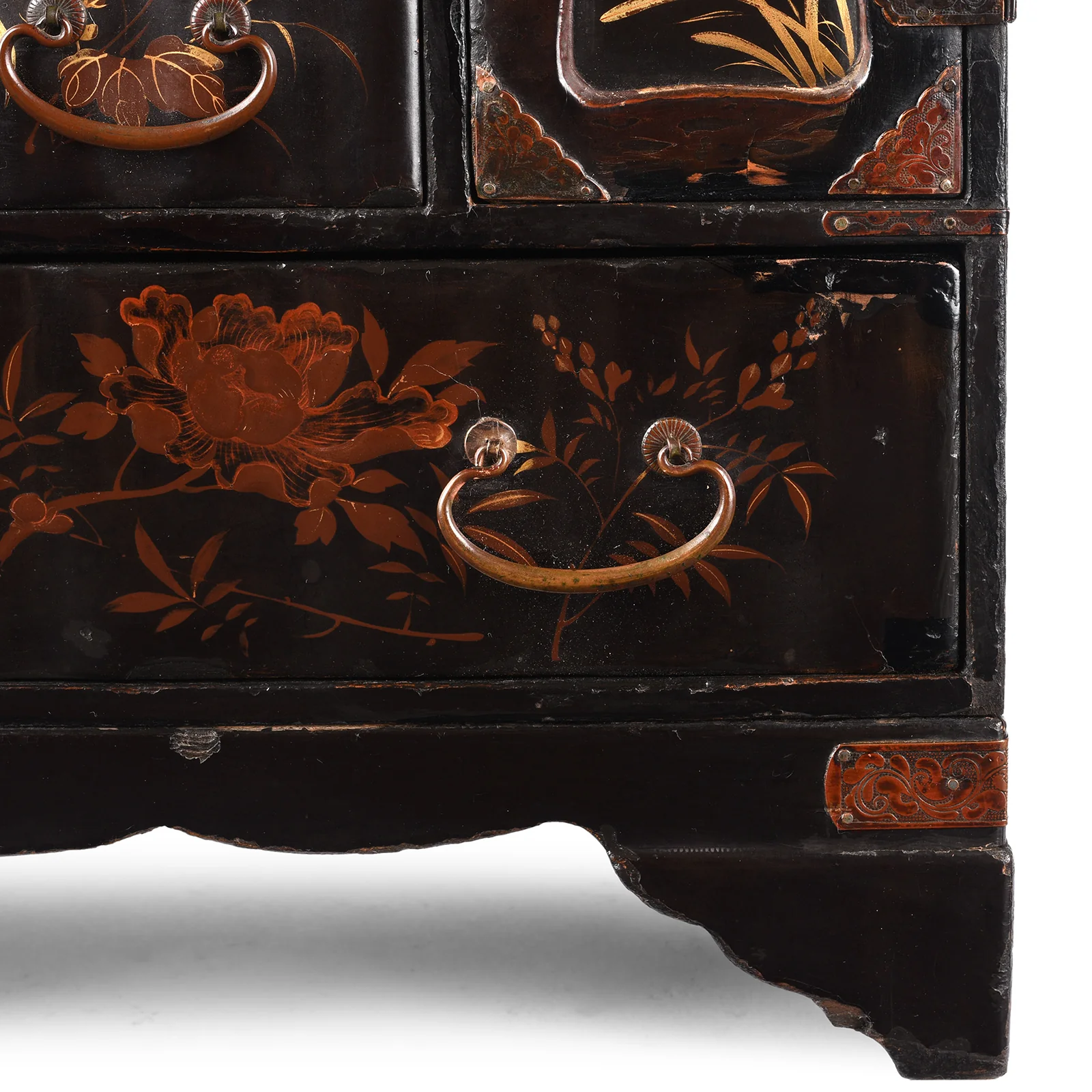 Japanese Black Lacquer Kodansu Cabinet - Meiji Period - Image 7
