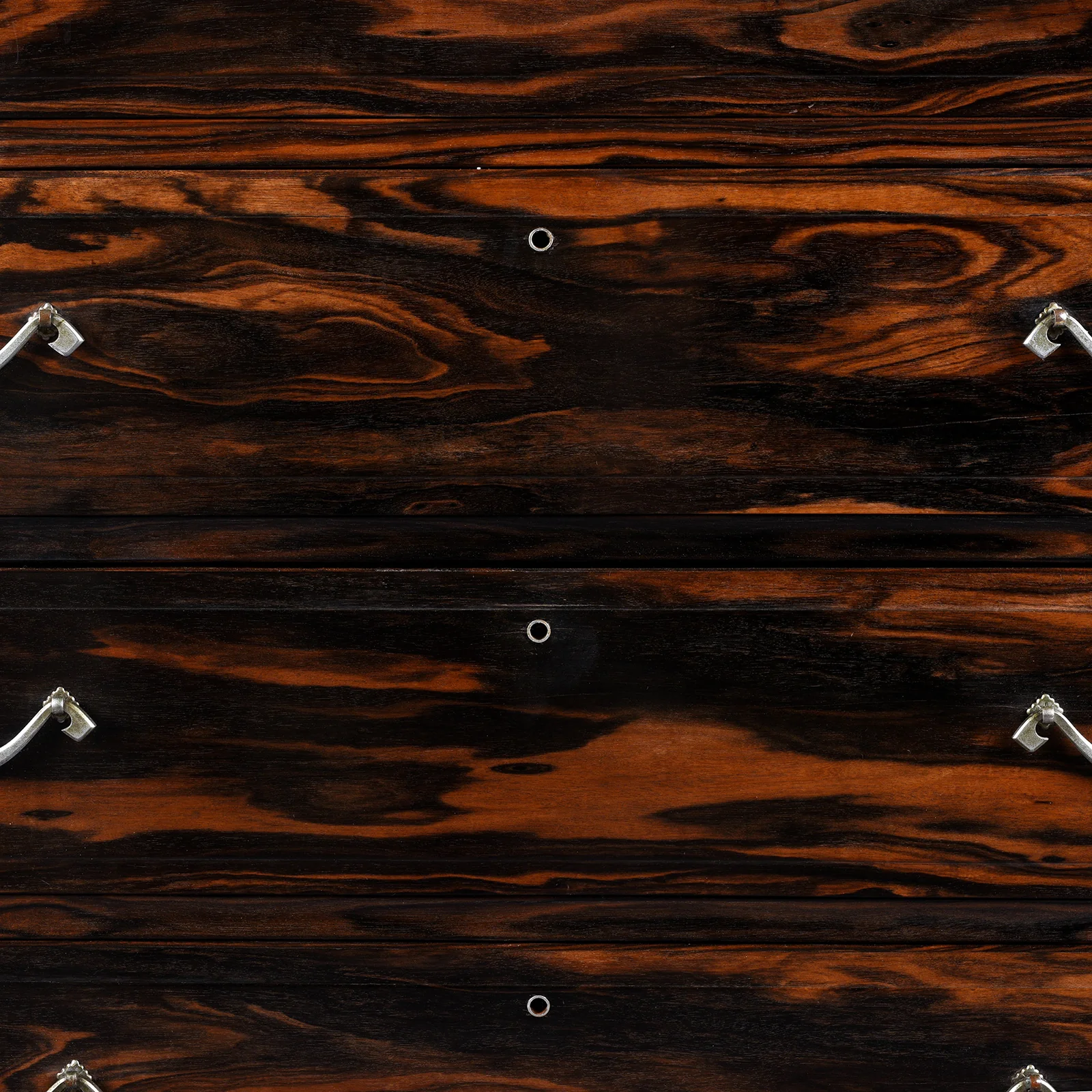 Japanese Kimono Dansu, Persimmon Wood - Shōwa Era - Image 8