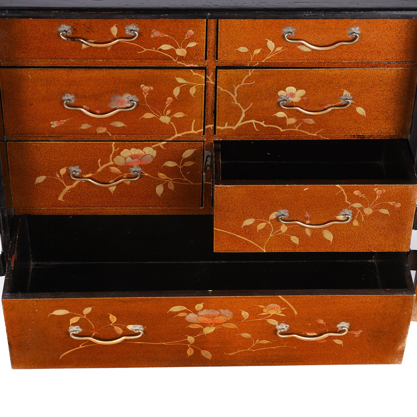 Japanese Lacquered Kodansu Table Cabinet - Meiji Period - Image 8