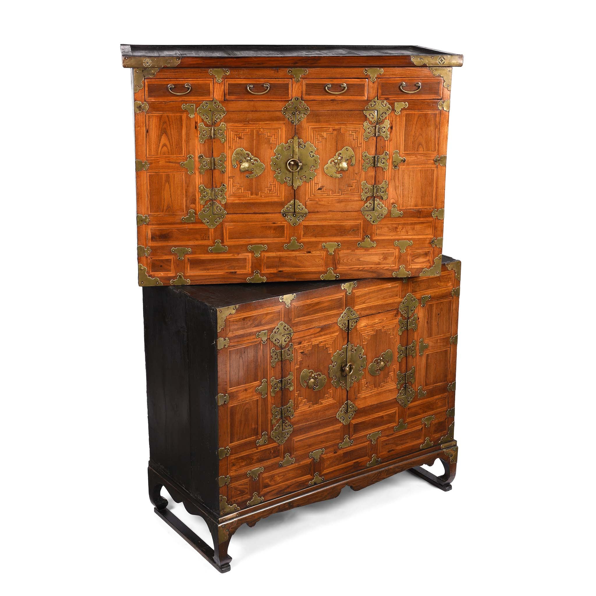 Korean Ich Ung Jang Cabinet - Elm & Cryptomeria - Late 19thC - Image 9