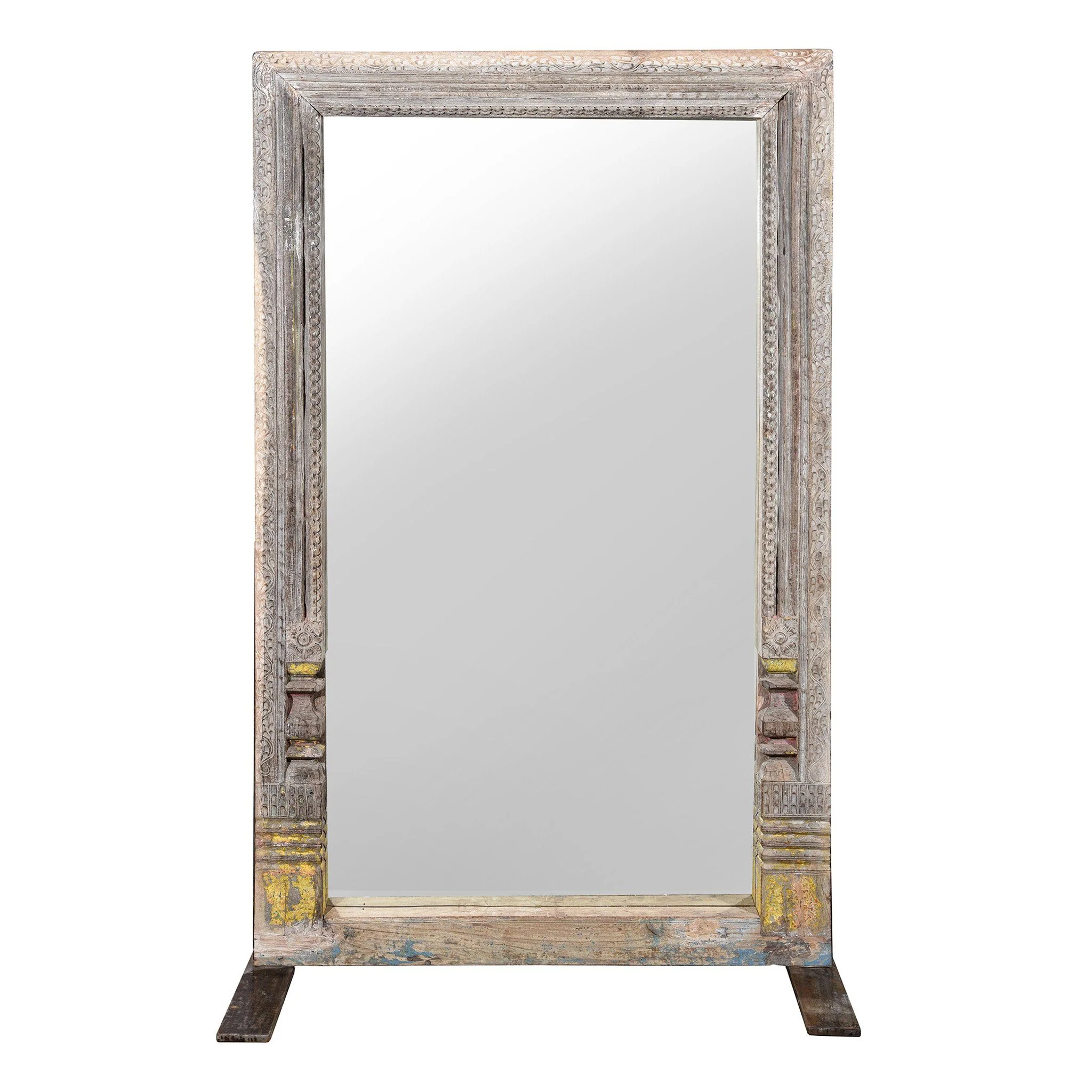 Mirror Made From An Old Indian Door - 19thC (120 x 200cm) - Image 2
